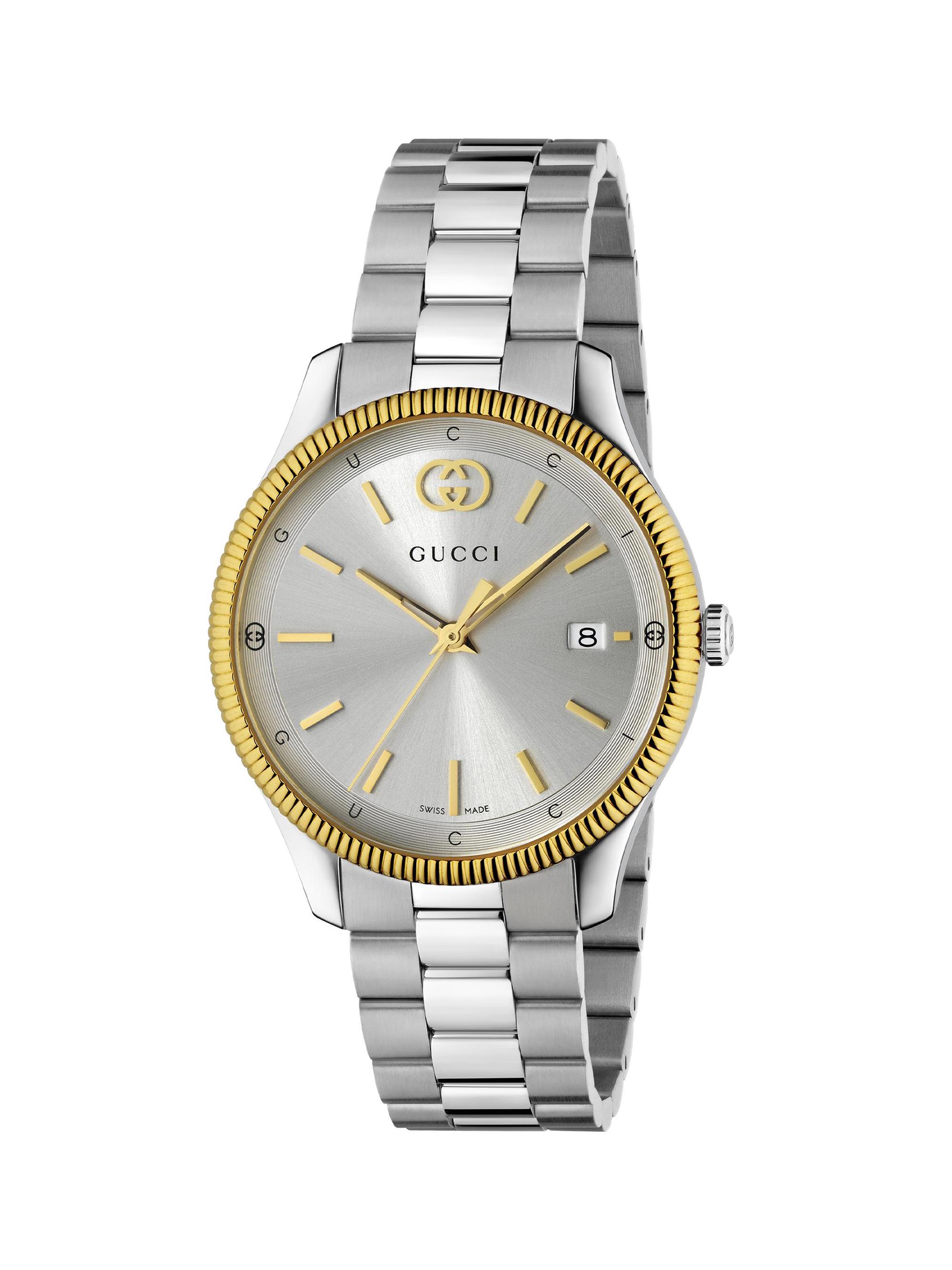 Gucci Men's G-Timeless Stainless Steel Watch/38MM - Silver Stainless Steel