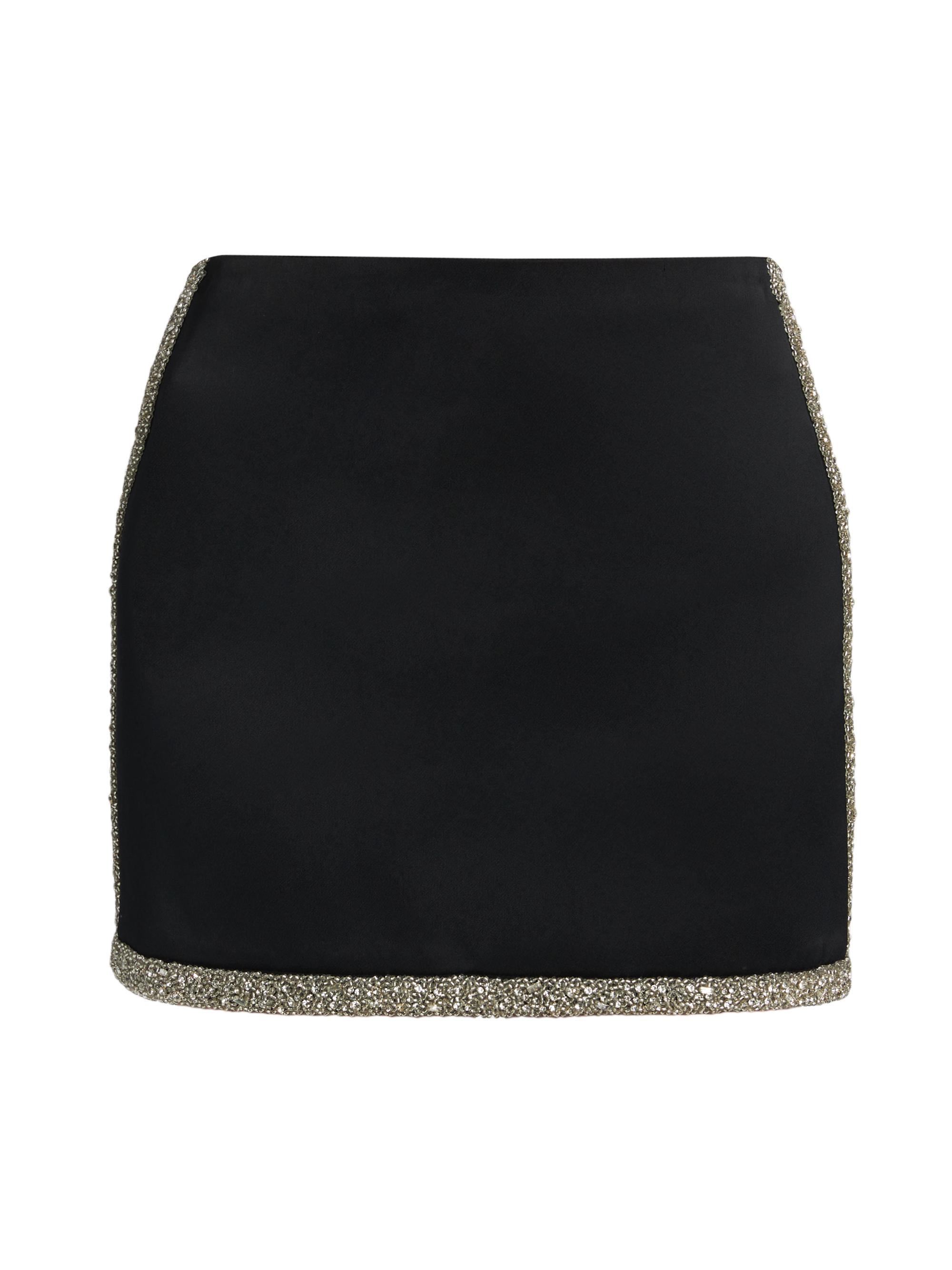 Alice + Olivia Riley Embellished A-Line Skirt | Saks Fifth