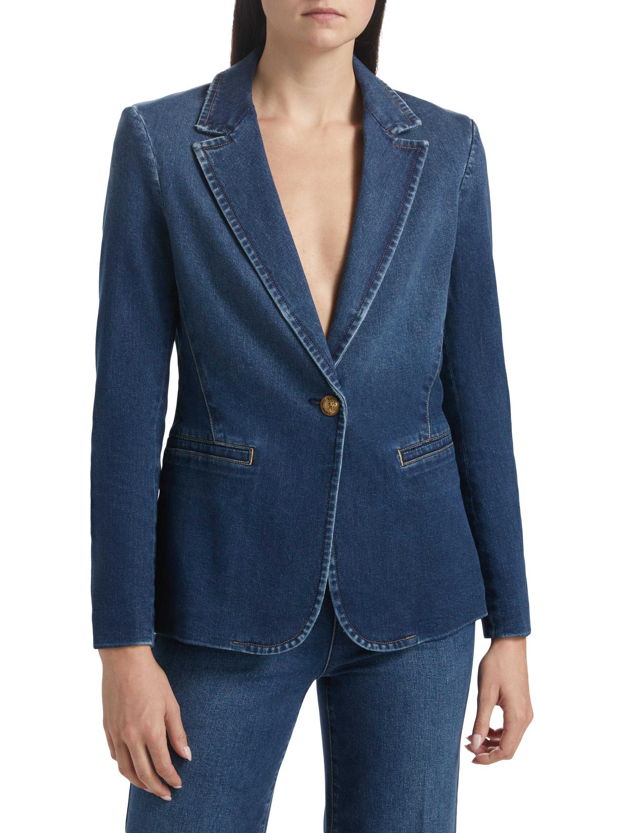 Blazer Macys Womens Denim Jacket Charter Club Denim Jacket