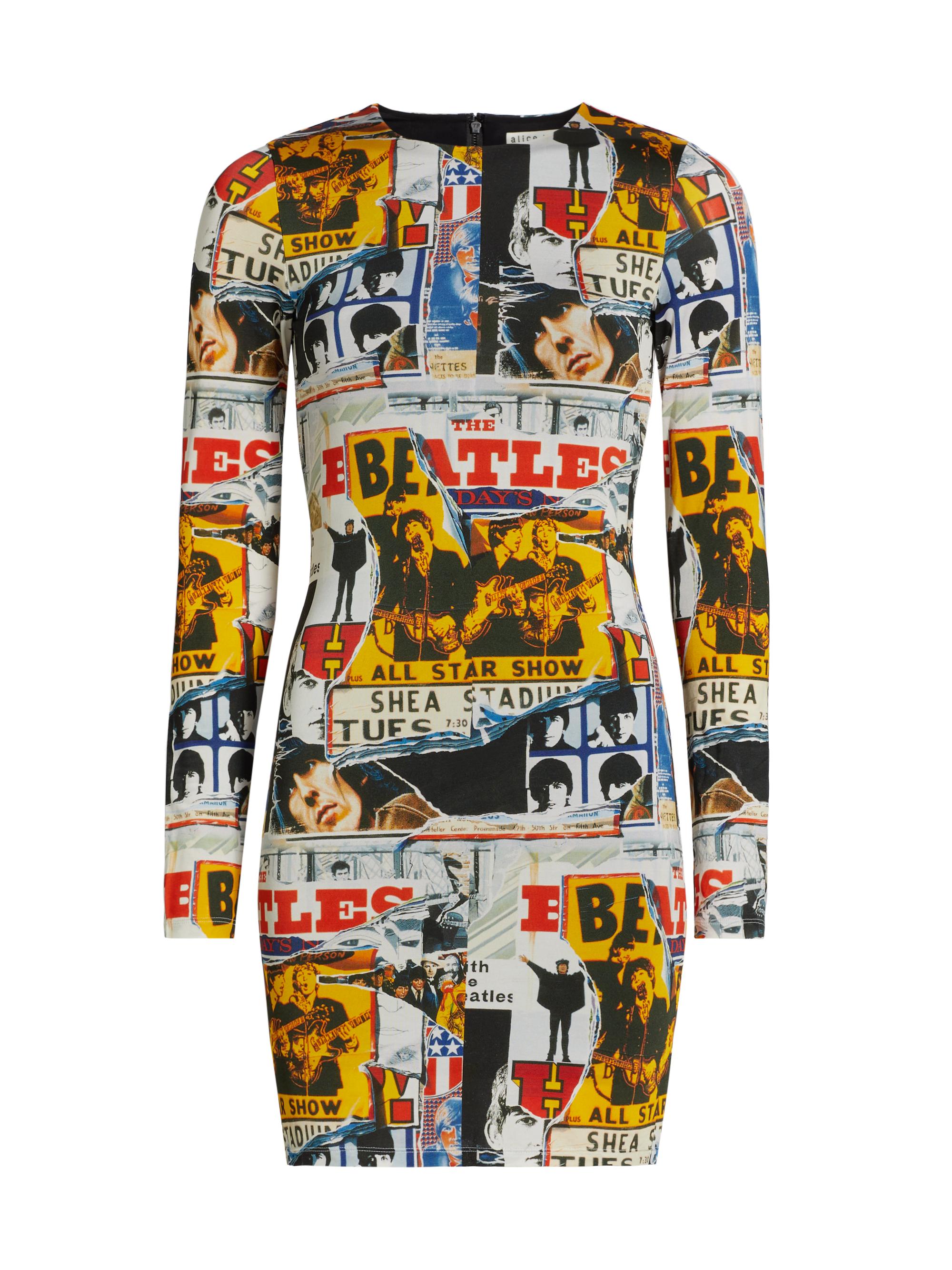 Alice + Olivia Women's Delora Comic Printed Minidress - All Star Show