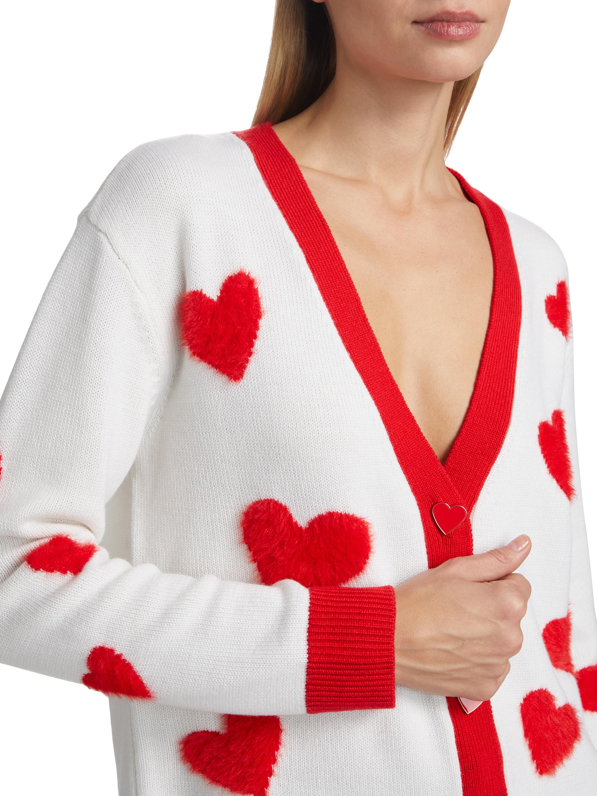 Alice+Olivia アリスオリビア ハート柄 ジャケット カーディガン S h*s様 alice + olivia ハート柄カーディガン Alice + Olivia