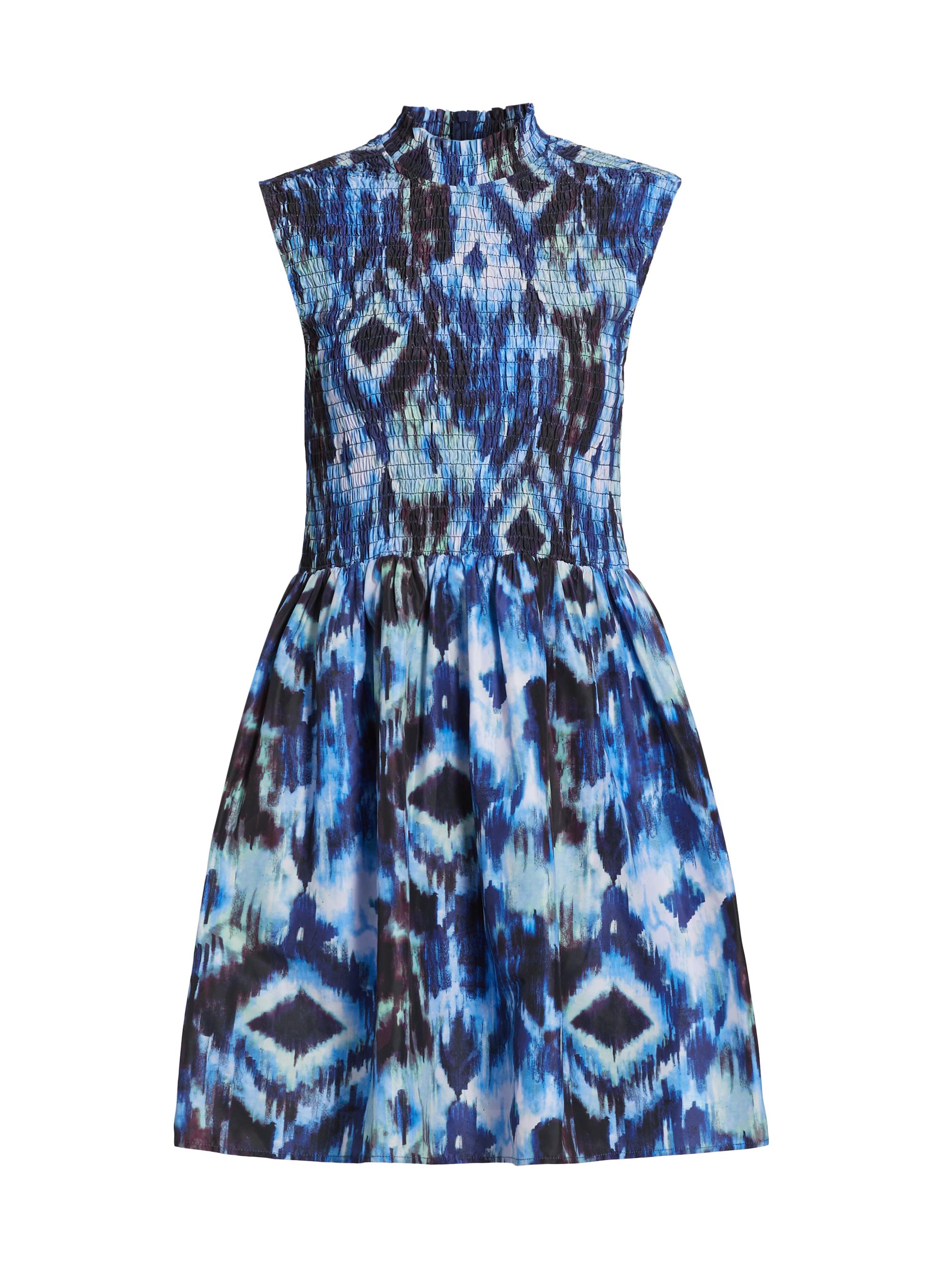 Marie Oliver Women's Halsey Abstract Taffeta Minidress - Alta