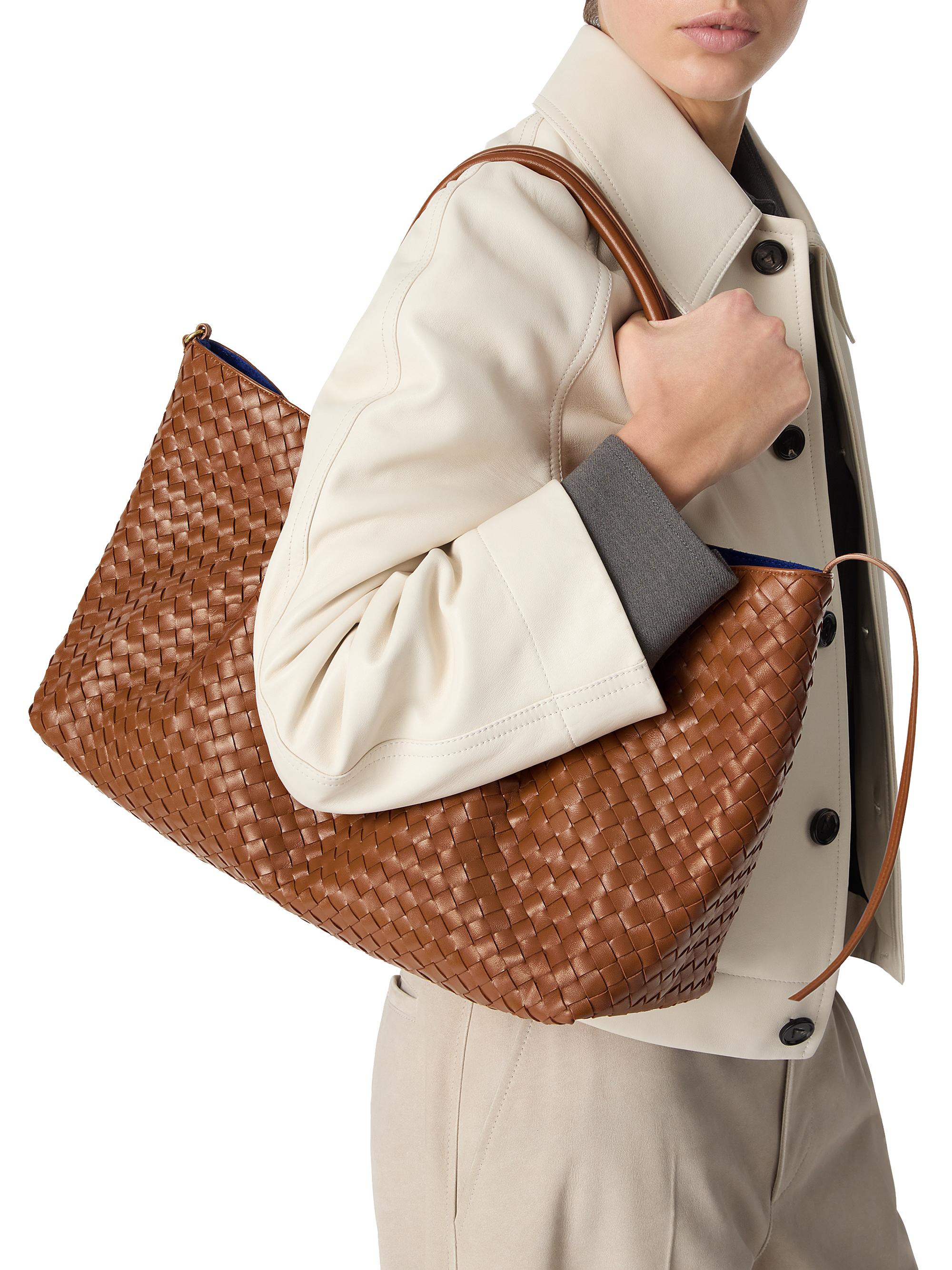 Bottega Veneta Pinacoteca Reversible Intrecciato Leather Tote Bag