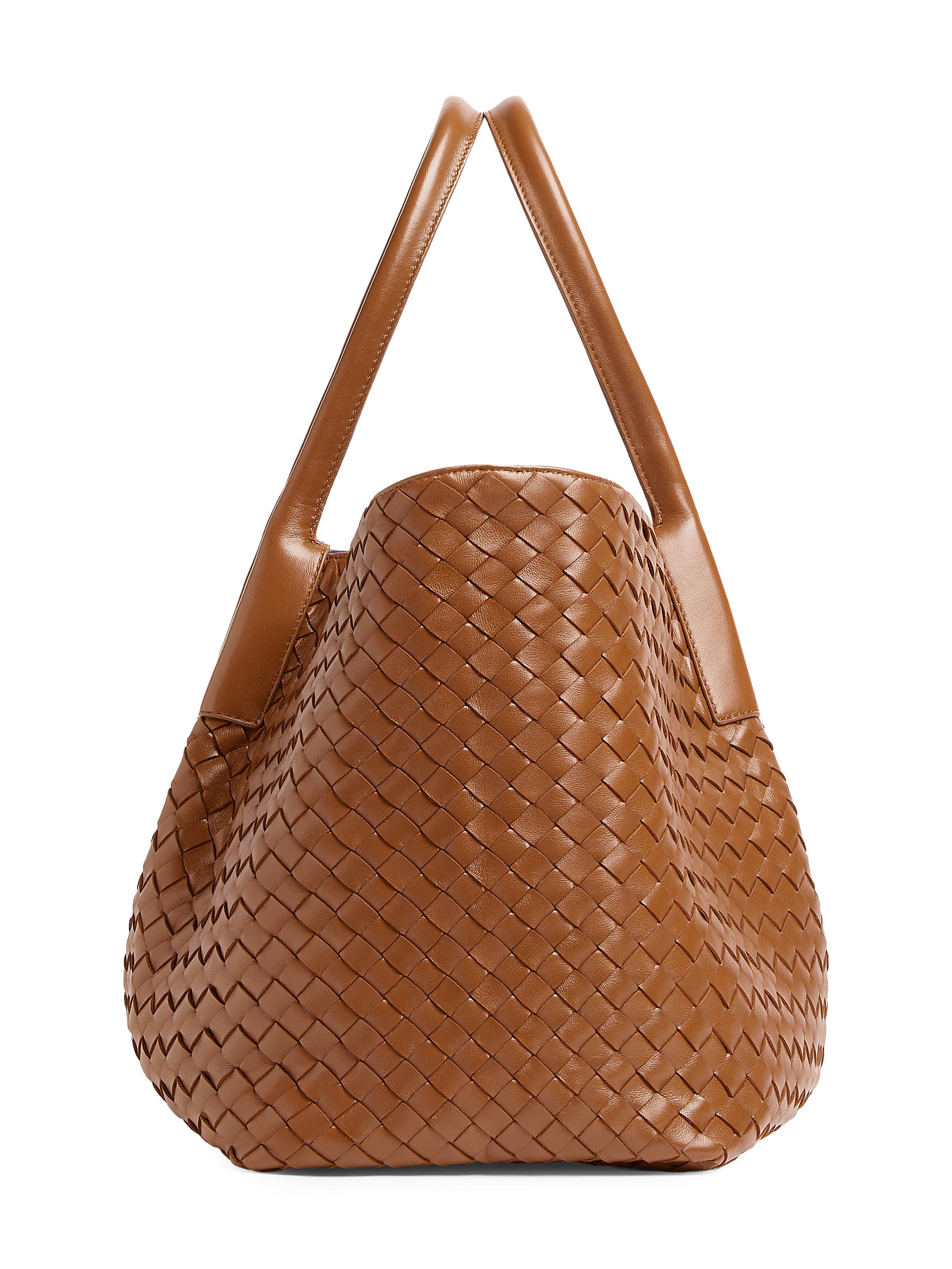 Bottega Veneta Pinacoteca Reversible Intrecciato Leather Tote Bag