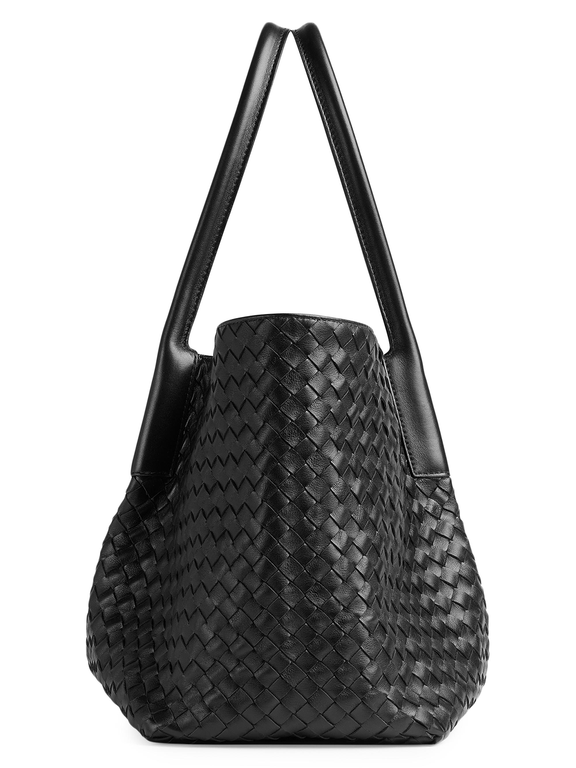 Bottega Veneta Pinacoteca Reversible Intrecciato Leather Tote Bag