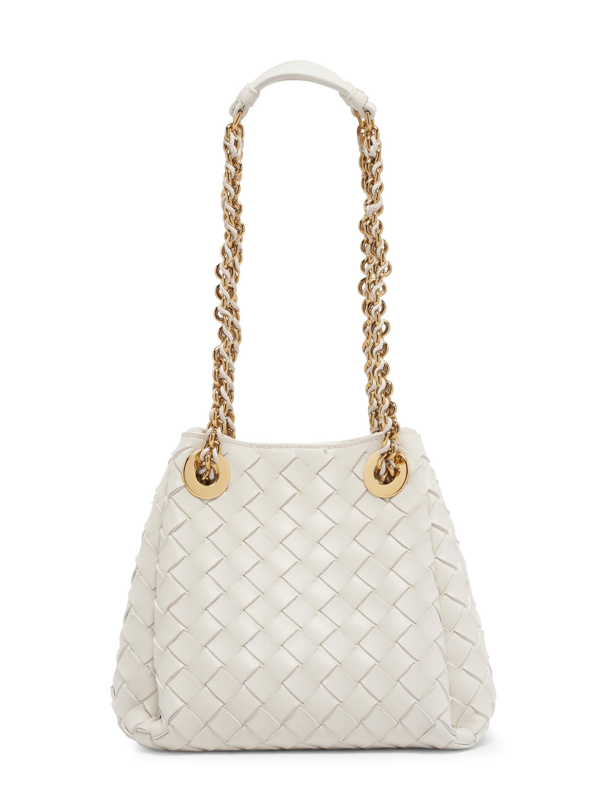 Bottega Veneta Small Parachute Intrecciato Leather Shoulder Bag