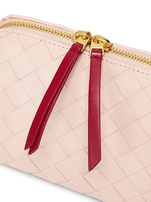 Shop Bottega Veneta Concert Intrecciato Leather Pouch | Saks Shop Bottega Veneta Concert Intrecciato Leather Pouch | Saks