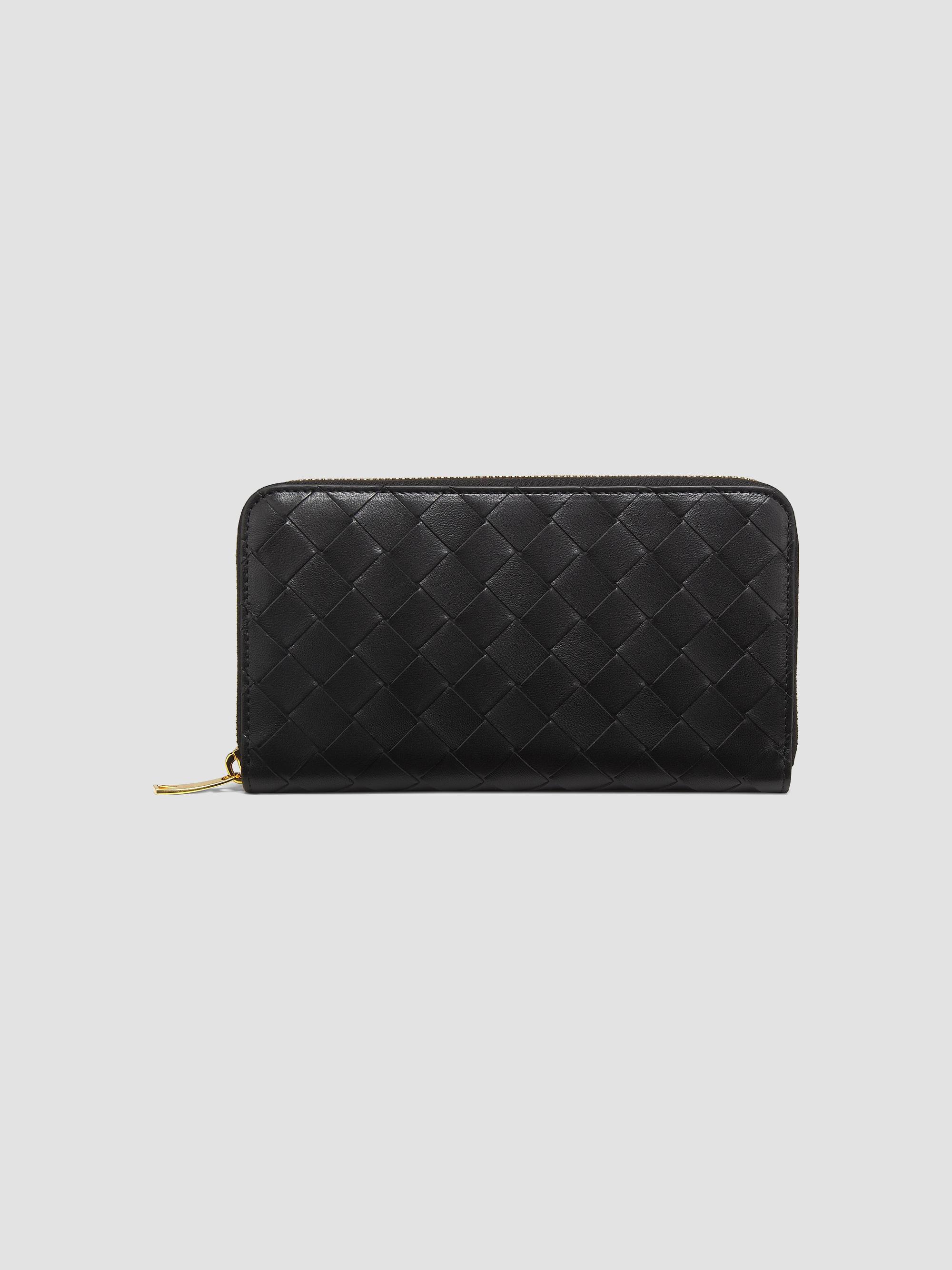 Bottega Veneta Leather Zip-Around Wallet | Saks Fifth Avenue
