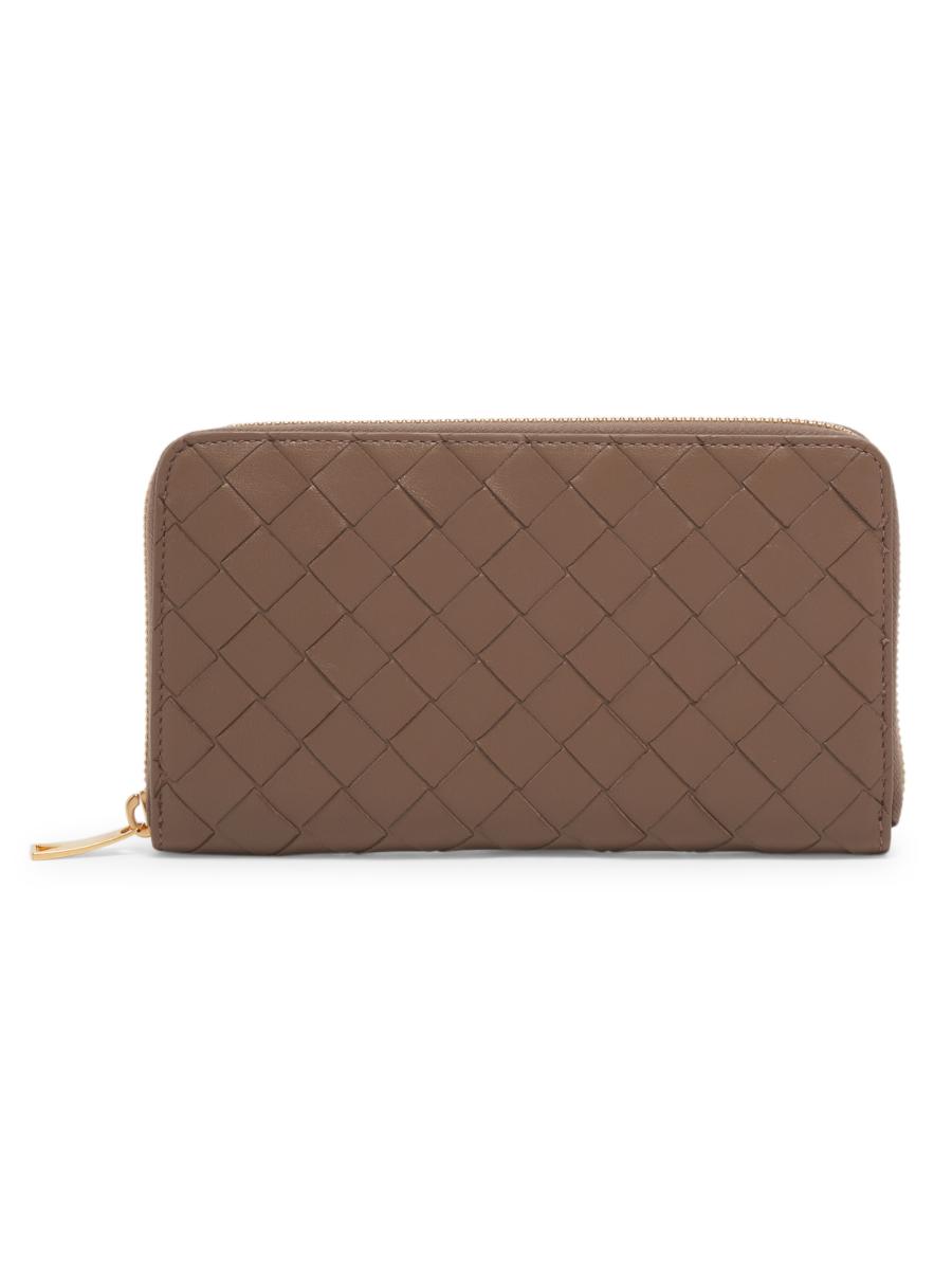 Bottega Veneta Leather Zip-Around Wallet | Saks Fifth Avenue