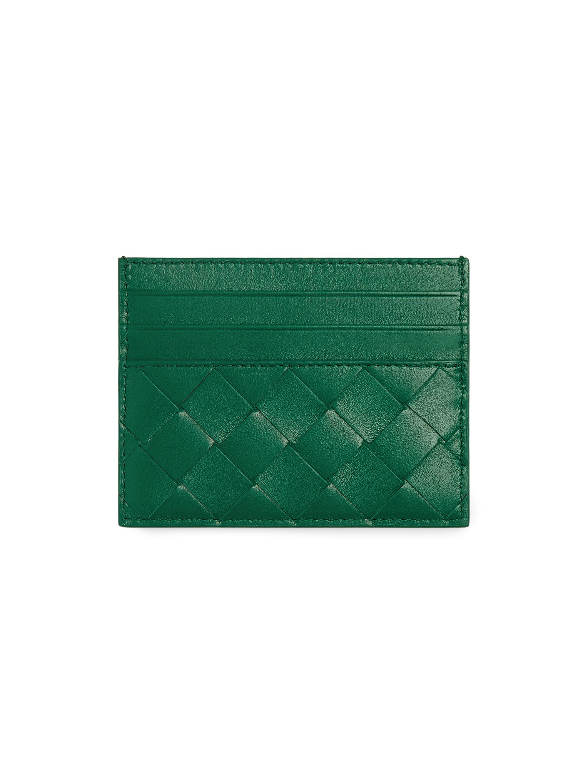 Bottega Veneta Intrecciato Leather Card Case | Saks Fifth Avenue