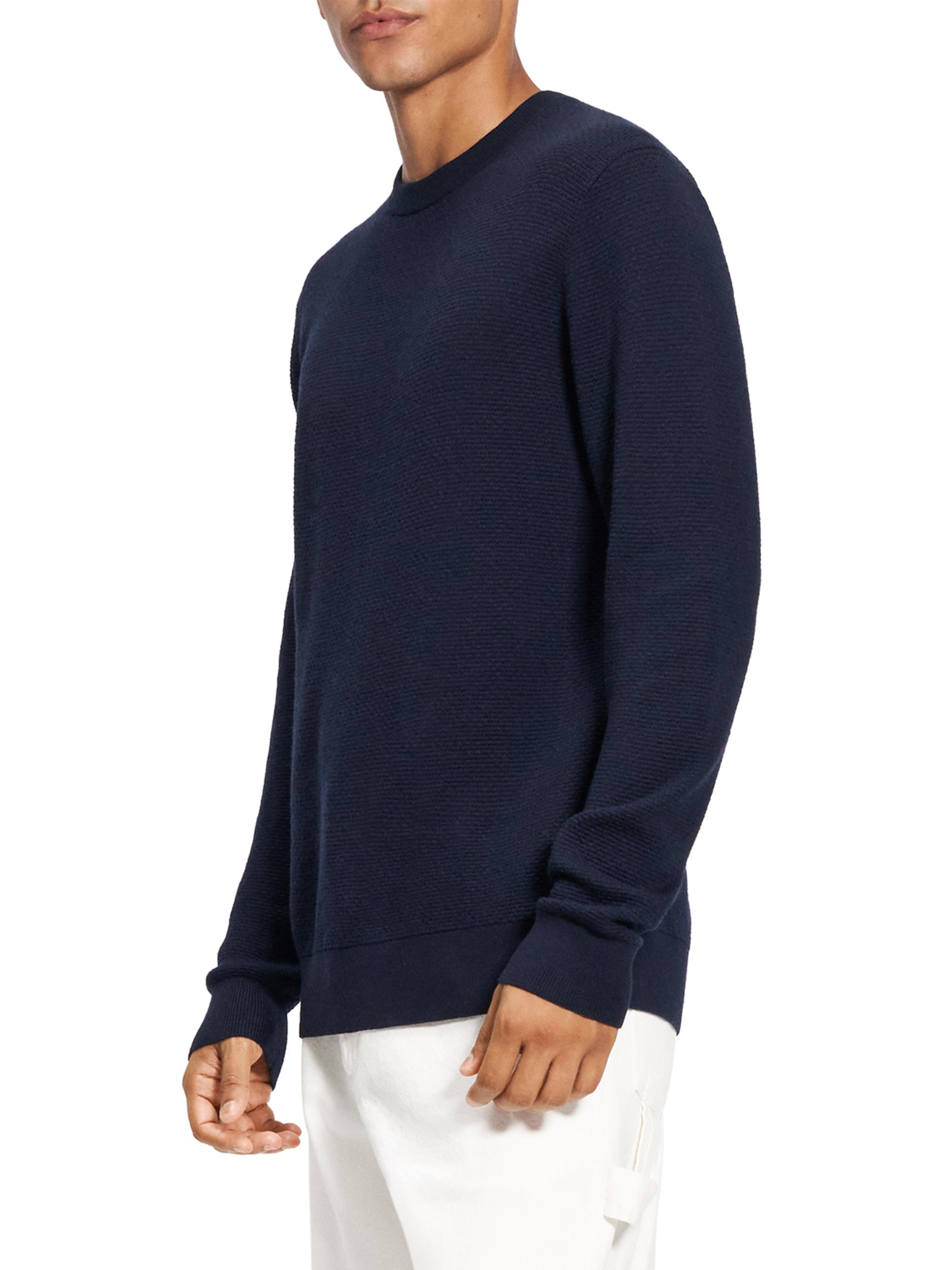 Theory Maden Merino Wool Crewneck Sweater | Saks Fifth Avenue
