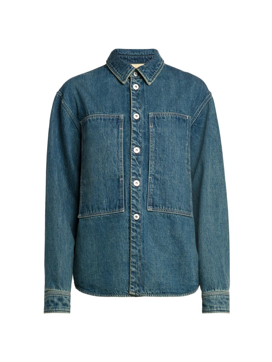 Jil Sander Paneled Denim Shirt | Saks Fifth Avenue