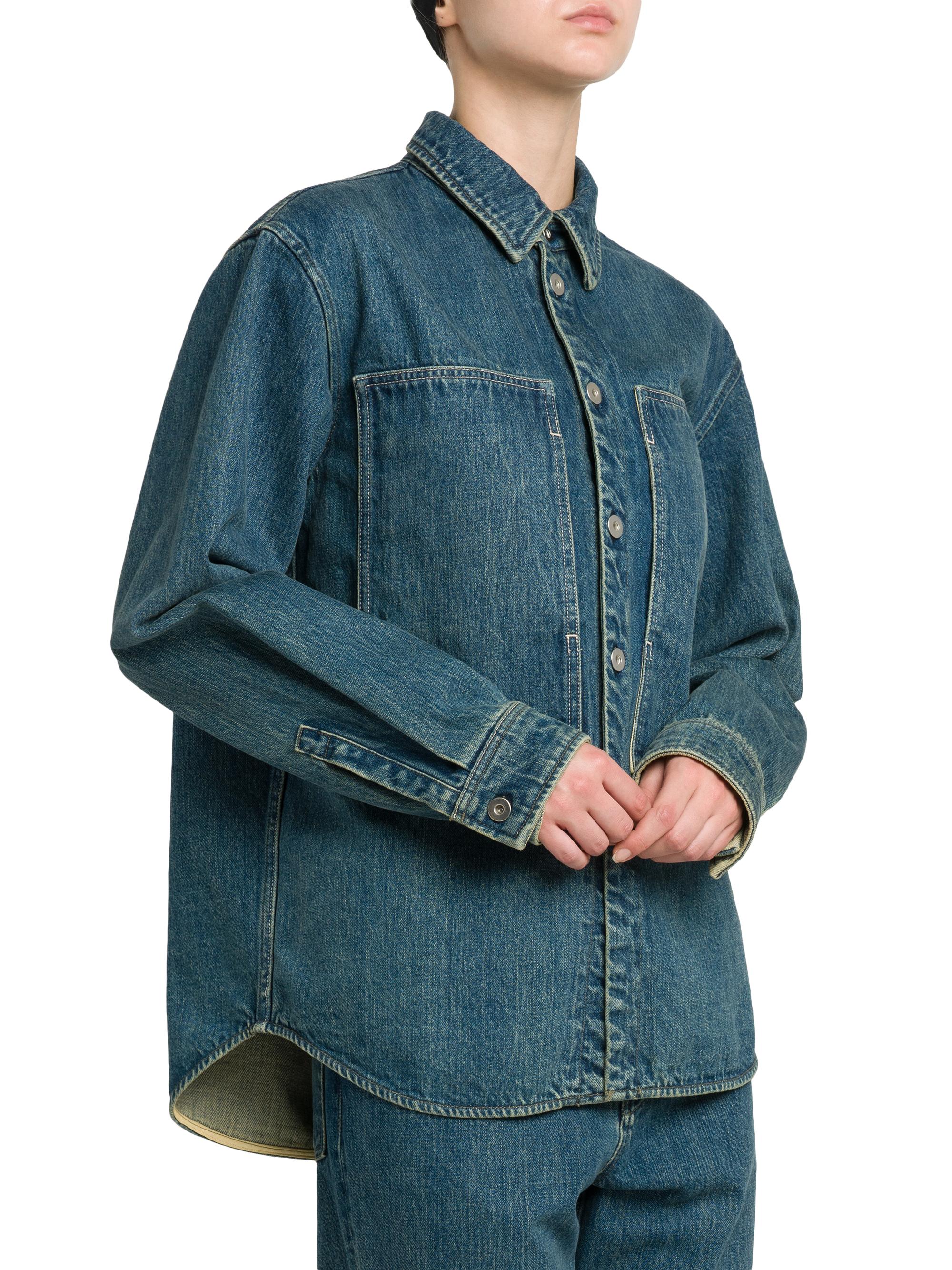 Jil Sander Paneled Denim Shirt | Saks Fifth Avenue