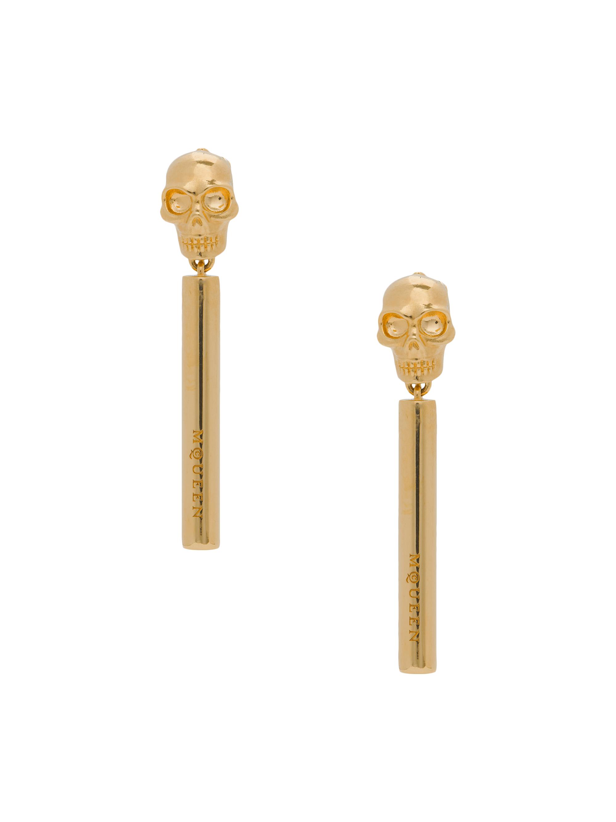 McQueen Women's Goldtone Bar Drop Earrings - Meteorite