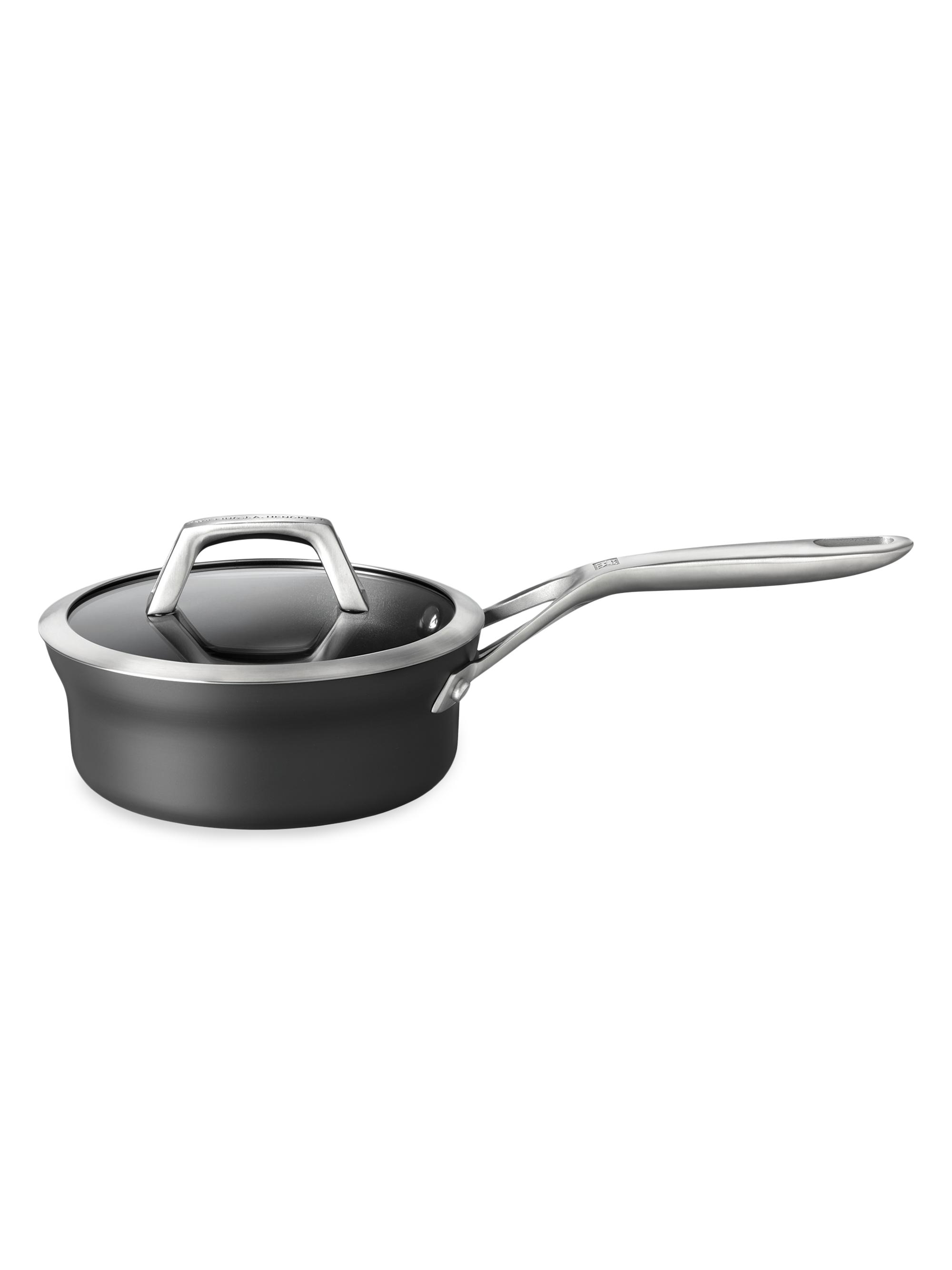 ZWILLING J.A. Henckels Motion Hard Anodized Aluminum Nonstick Sauce Pan with Lid - Black