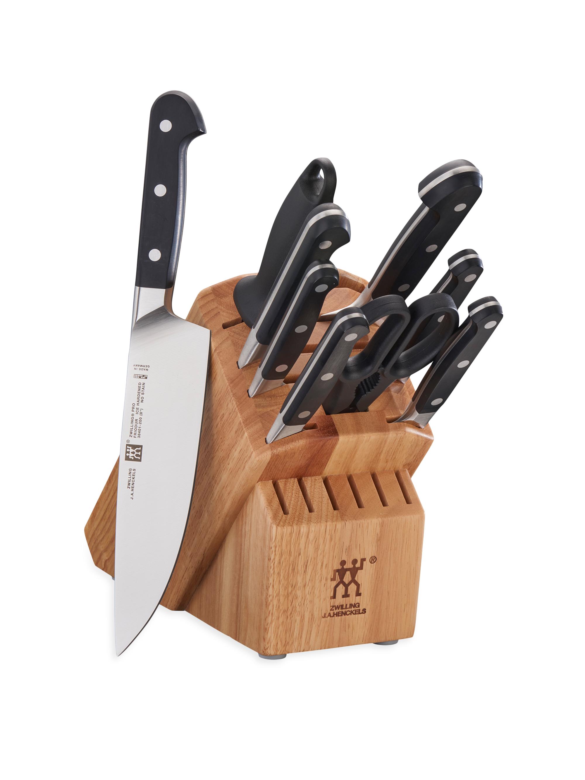 ZWILLING J.A. Henckels Pro 10-Piece Knife Block Set - Natural