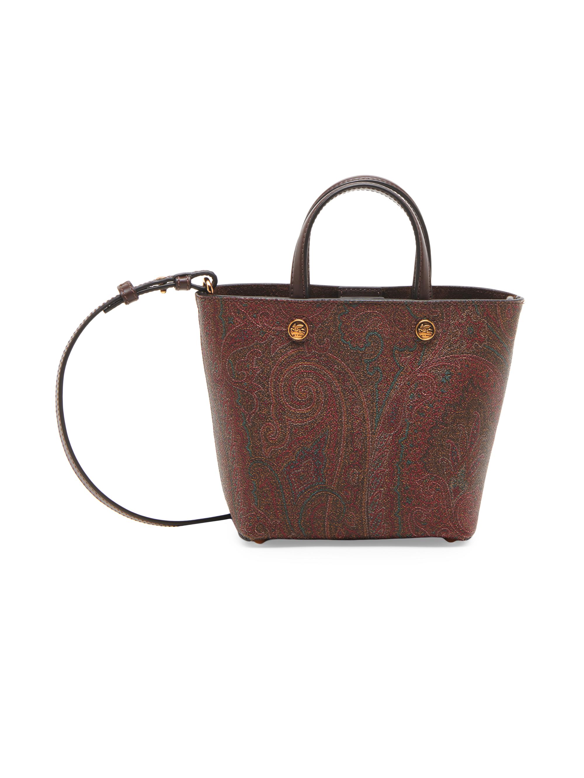Etro Women's Extra-Small Essential Paisley Shopper Tote Bag - Brown