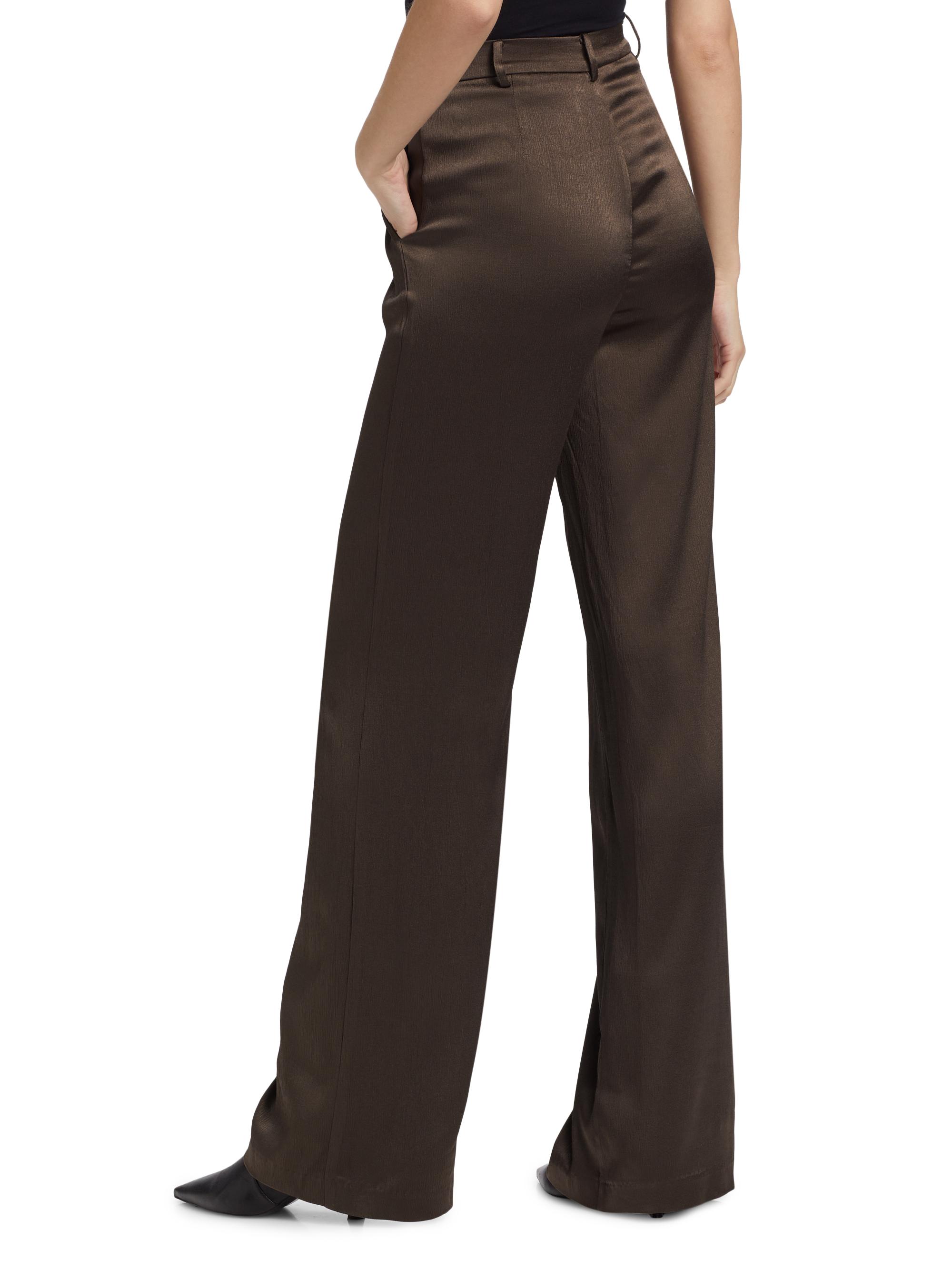 Nonchalant Label Pauline Satin Wide-Leg Pants | Saks Fifth Avenue