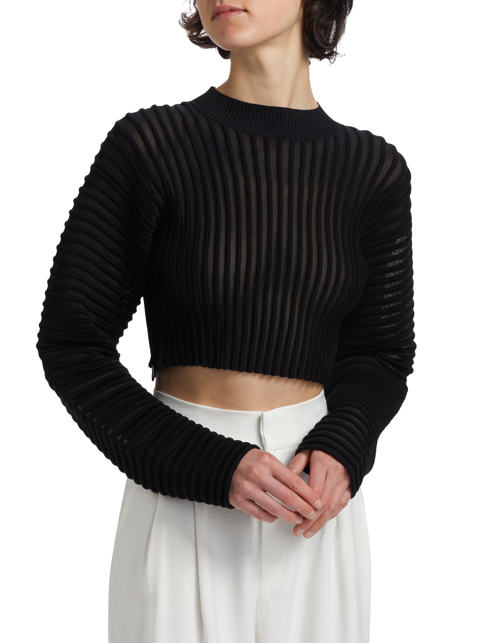 トップス nomi Nonchalant Label Nomi Wool-Blend Crop Sweater | Saks Fifth Avenue