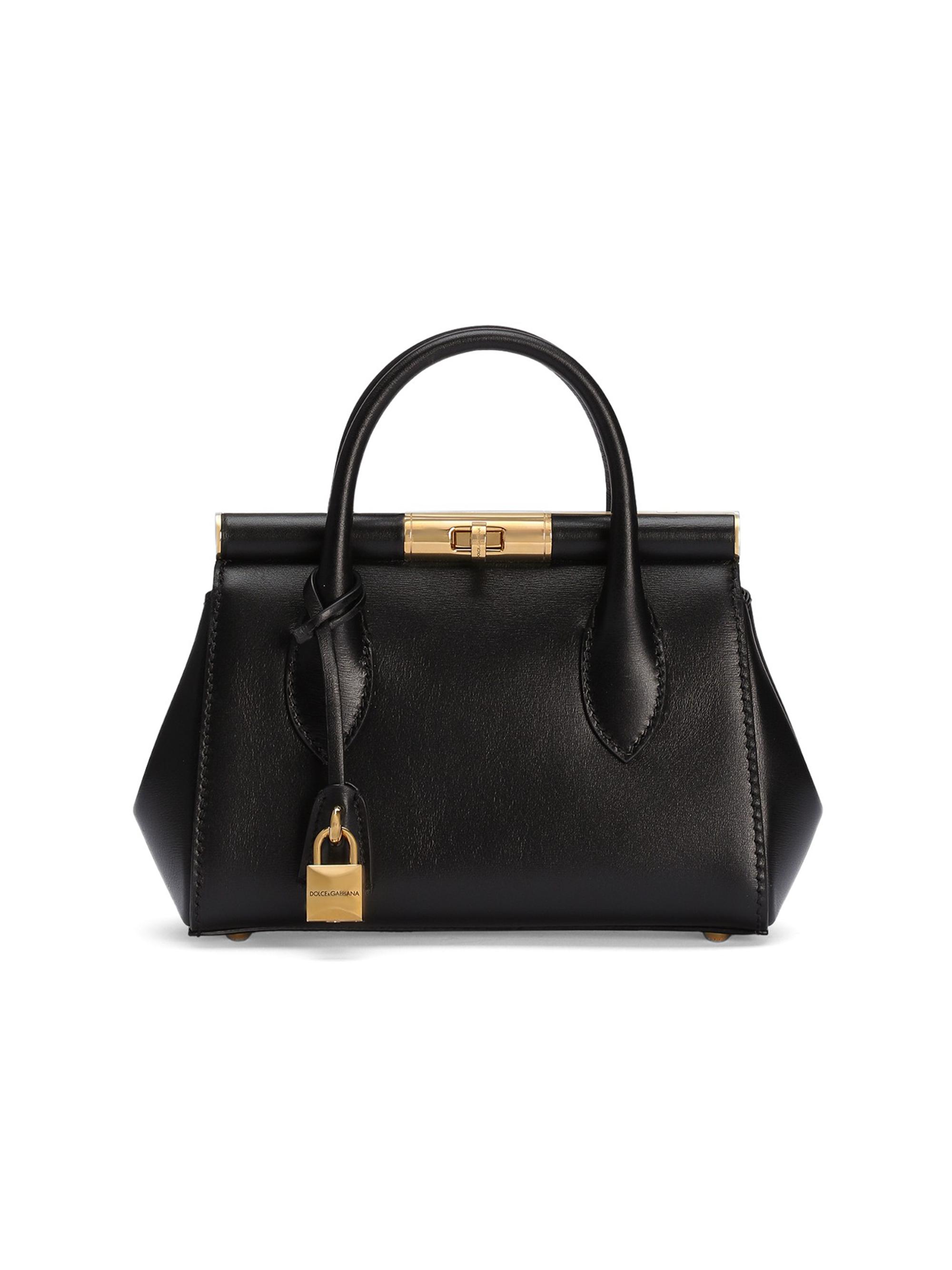 Dolce & Gabbana Women's Marlene Leather Top Handle Bag - Black