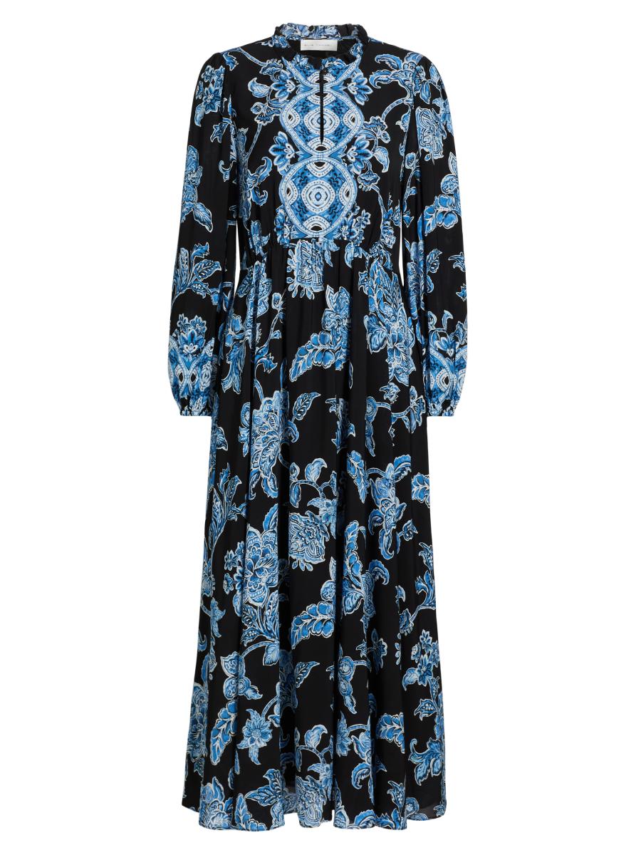 elie tahari carrie gilded maxi dress fitted lace wedding dress Carrie Maxi Dress  Amaroso Boutique