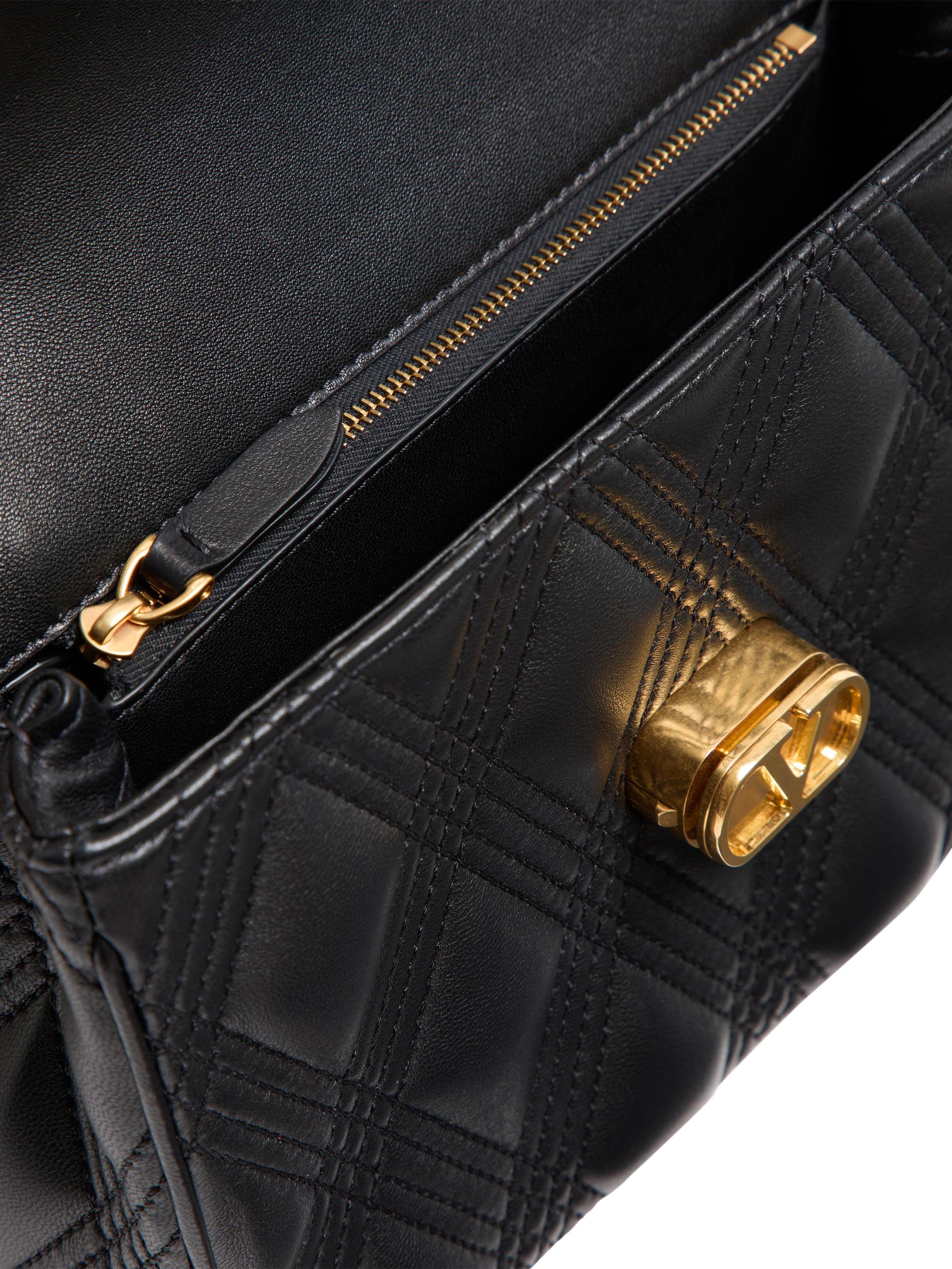 Valentino Garavani Quiltie 67 Medium Shoulder Bag in Quilted Nappa