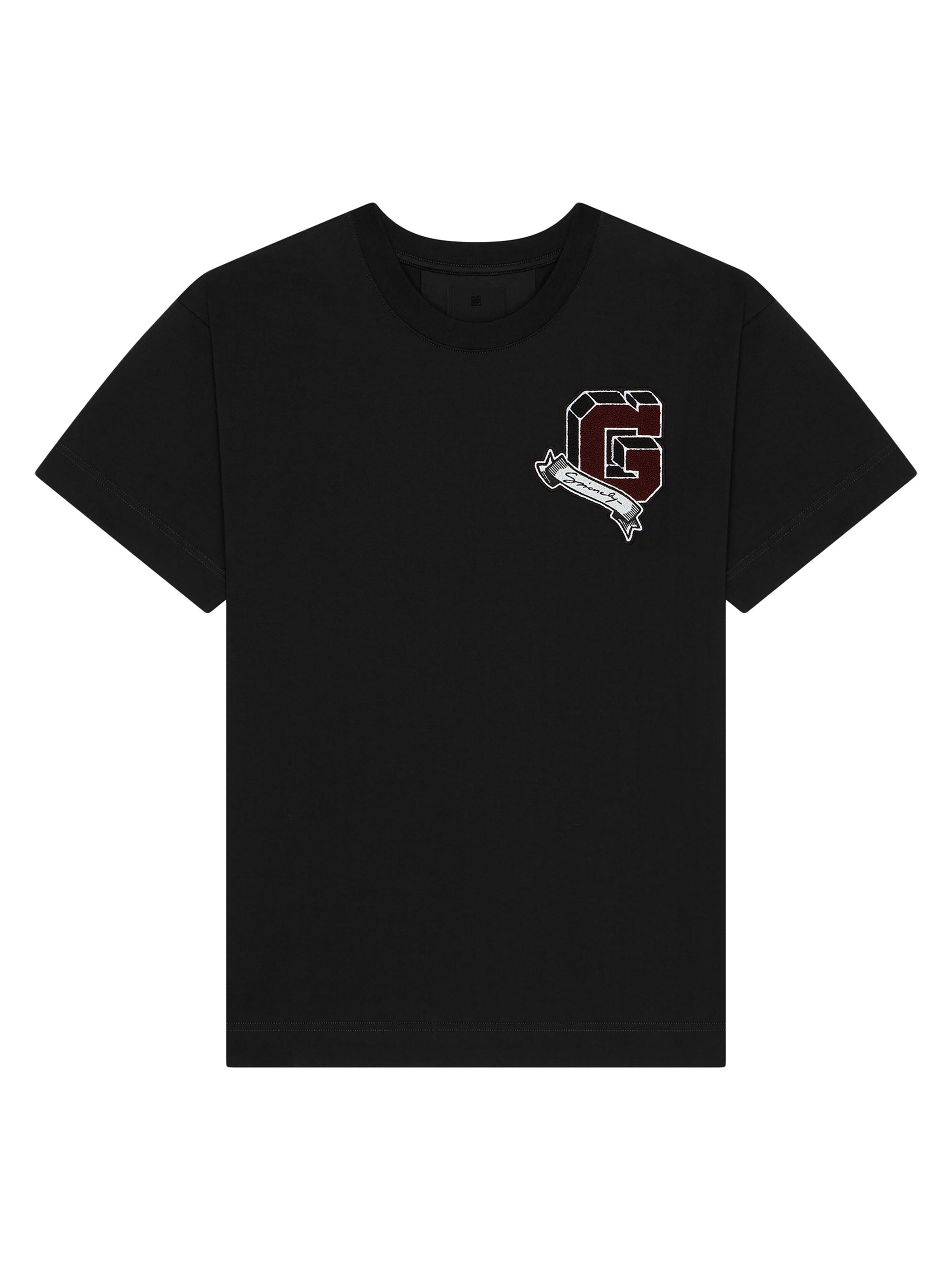 Givenchy Men's College T-Shirt in Cotton - Powder