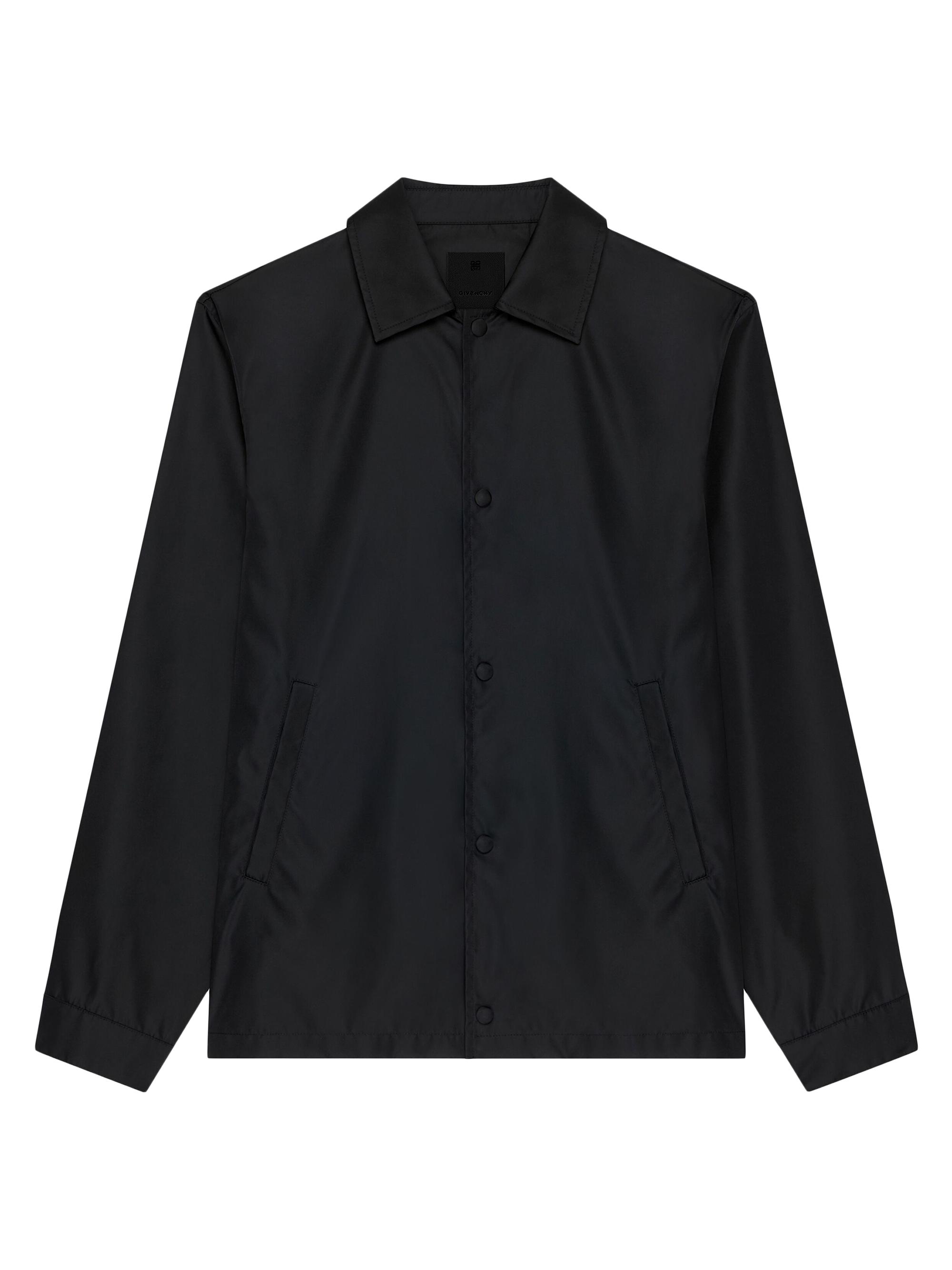 Givenchy Men's Maison Embroidery Overshirt - Black