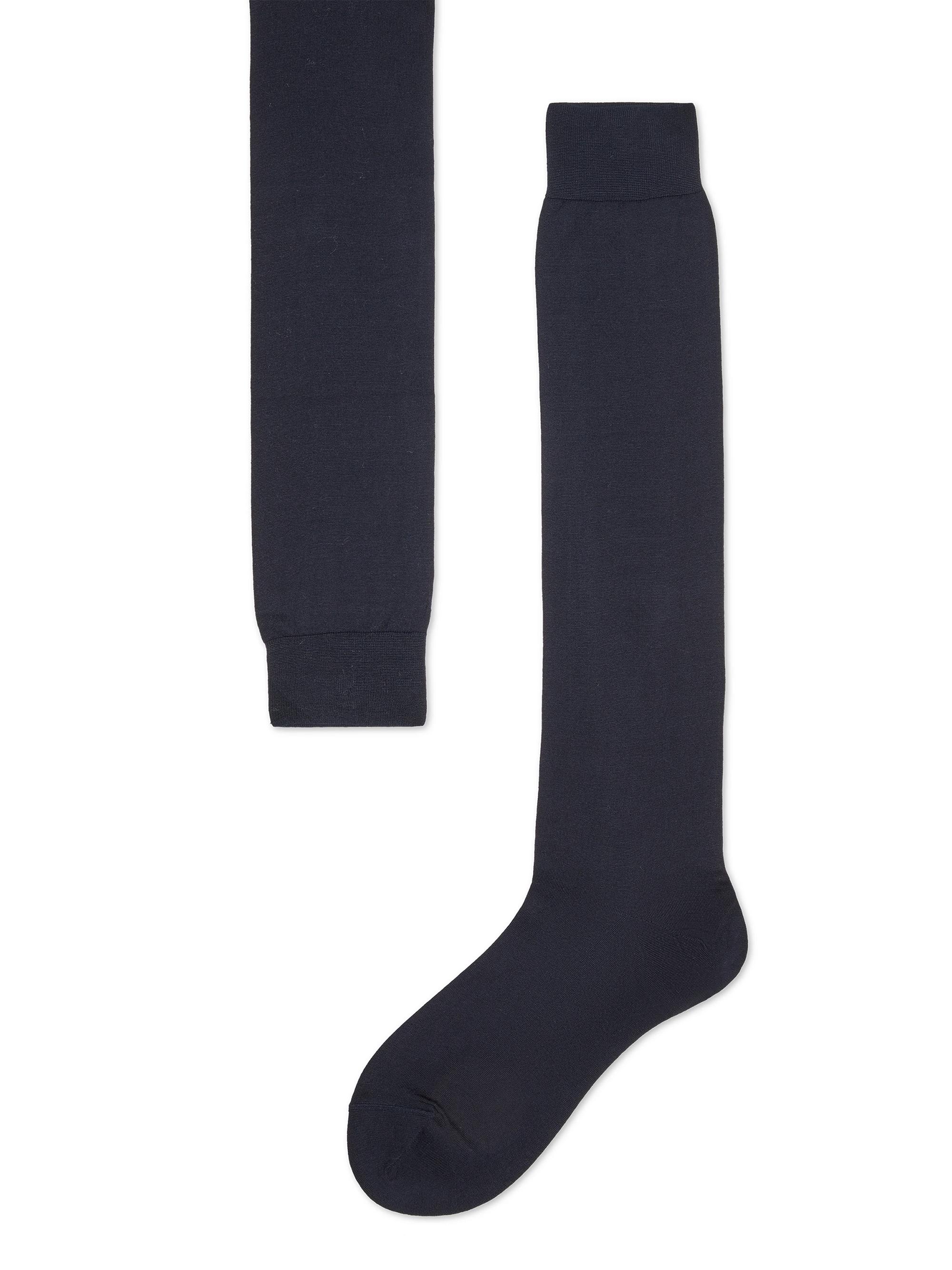 Brunello Cucinelli Men's Cotton Socks - Black