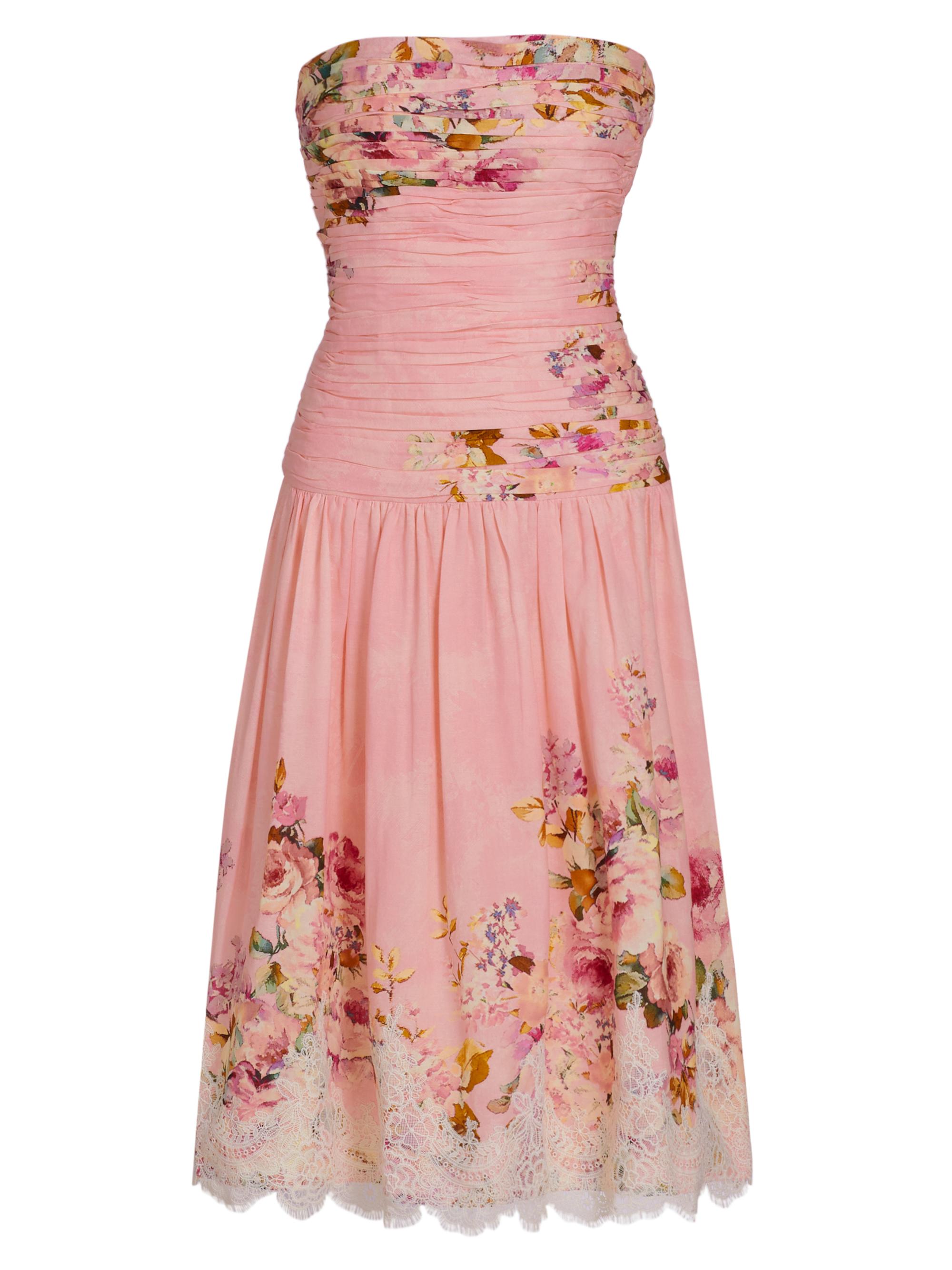 Zimmermann Waverly Plunge Midi-Dress | Saks Fifth Avenue