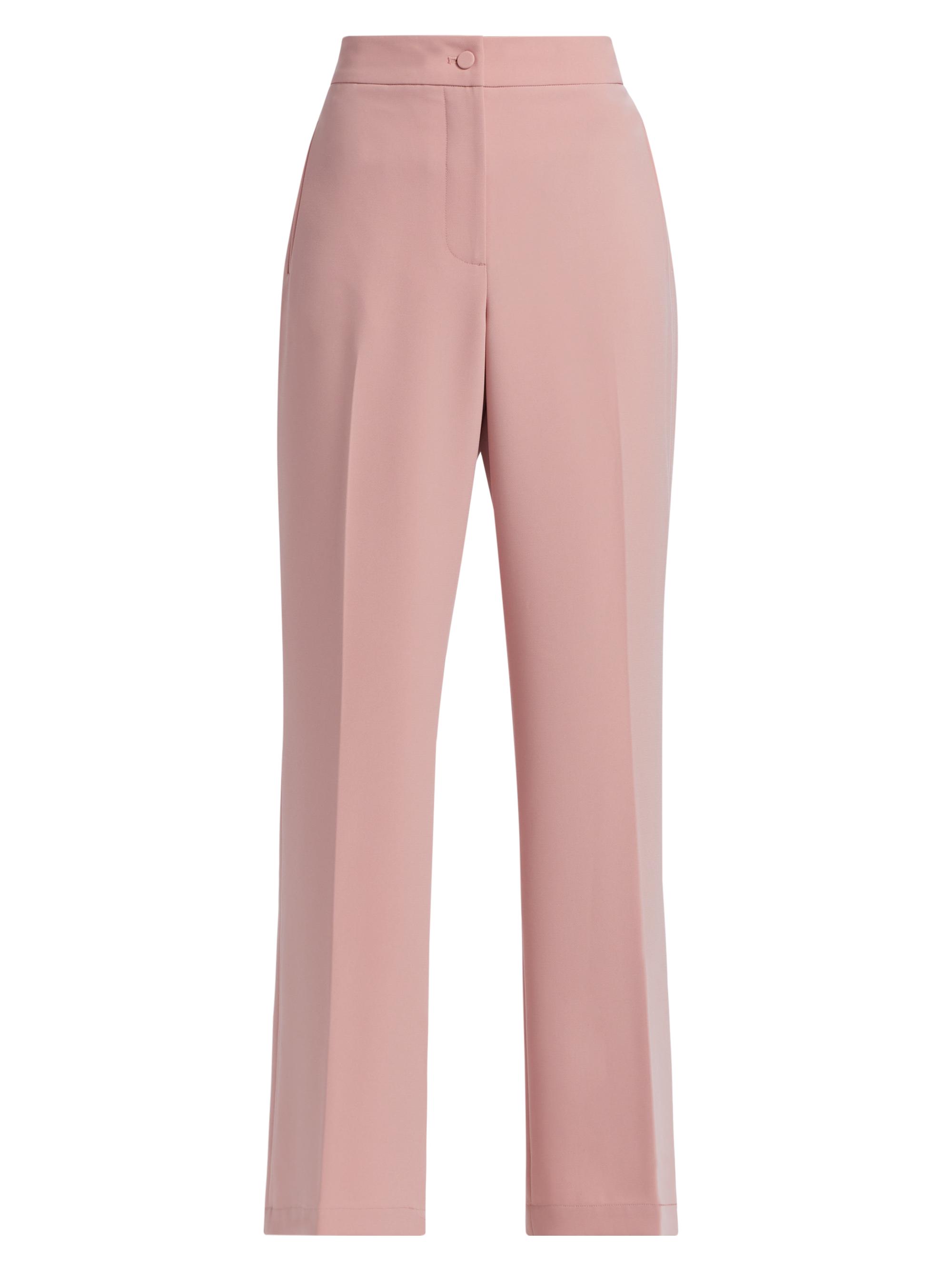 Elie Tahari Women's Tanner Stretch Straight-Leg Trousers - Light Dragon