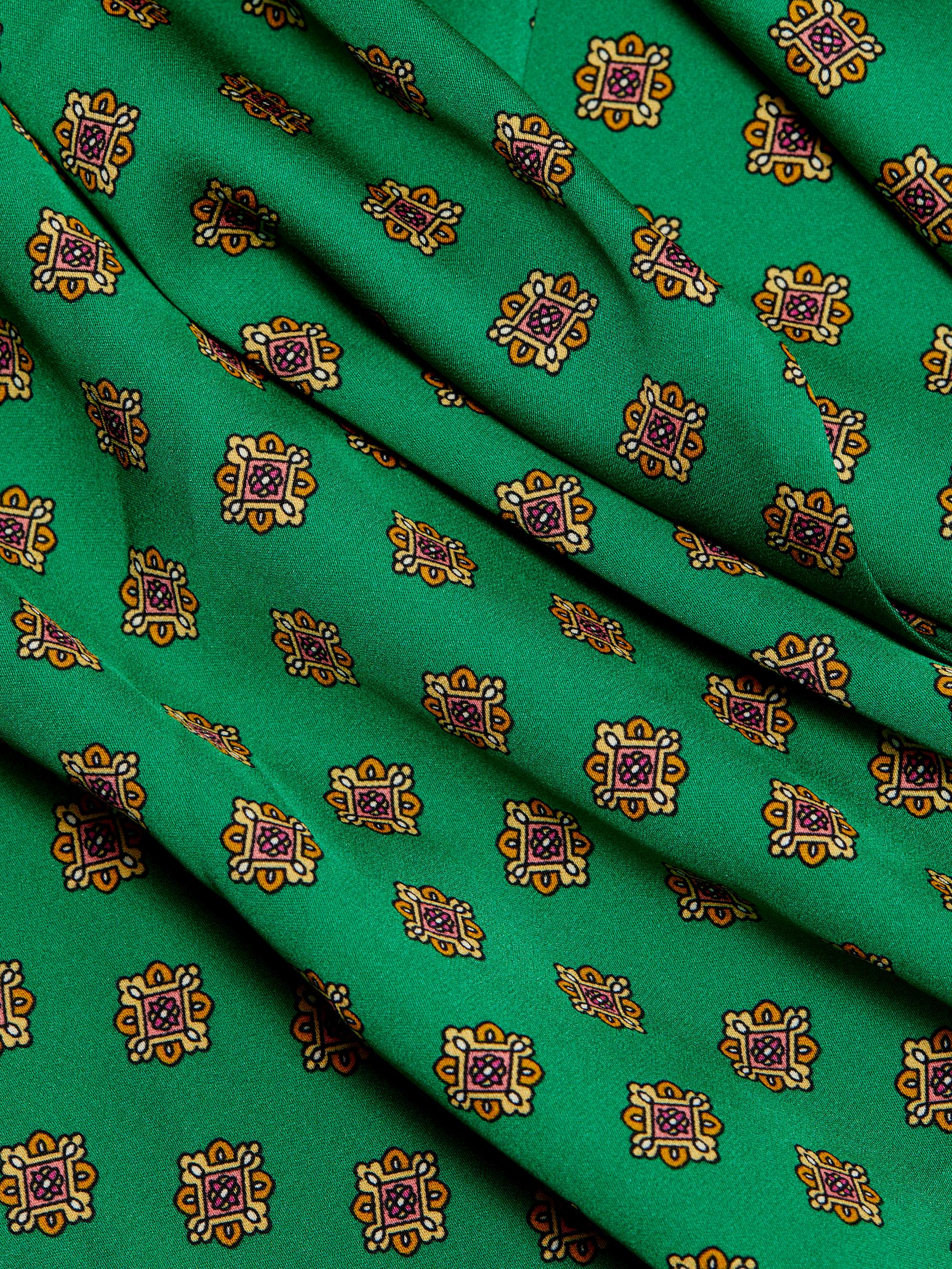 Elie Tahari Vero Jewel Paisley Wrap Midi-Dress | Saks Fifth Avenue