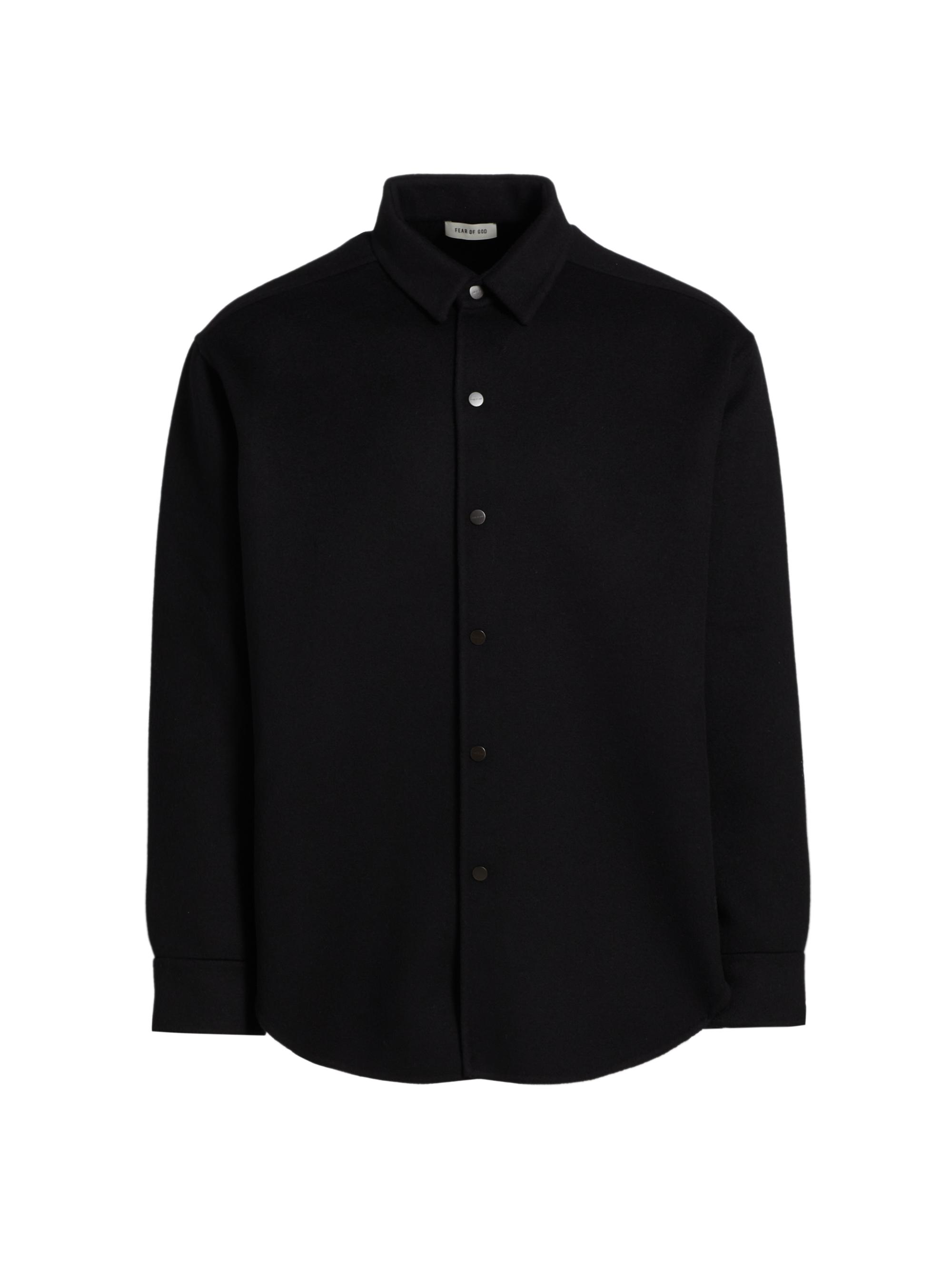 Fear of God Men's Wool-Cashmere Overshirt - Black