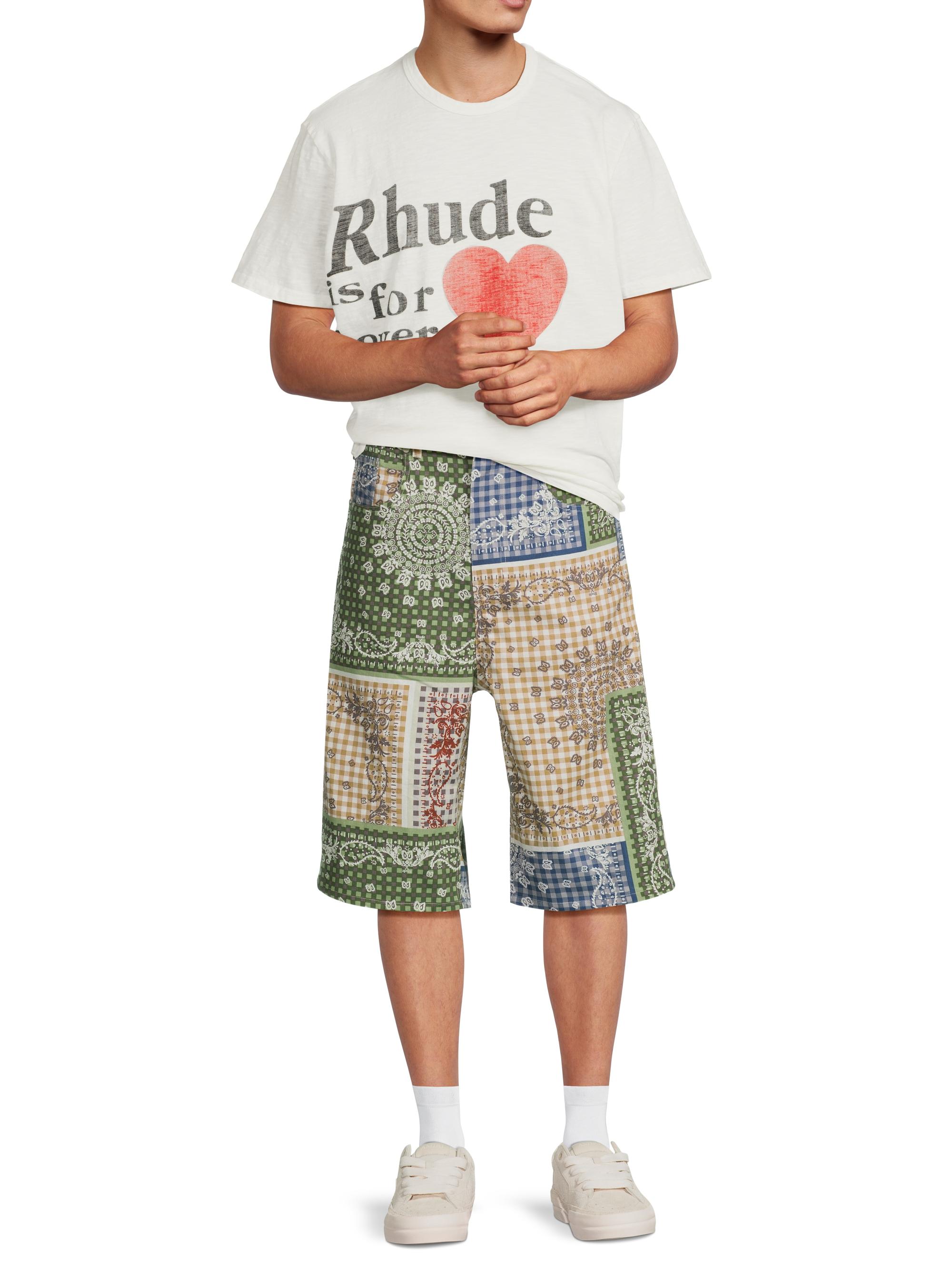 Rhude Bandana Traxedo Baggy Shorts | Saks Fifth Avenue