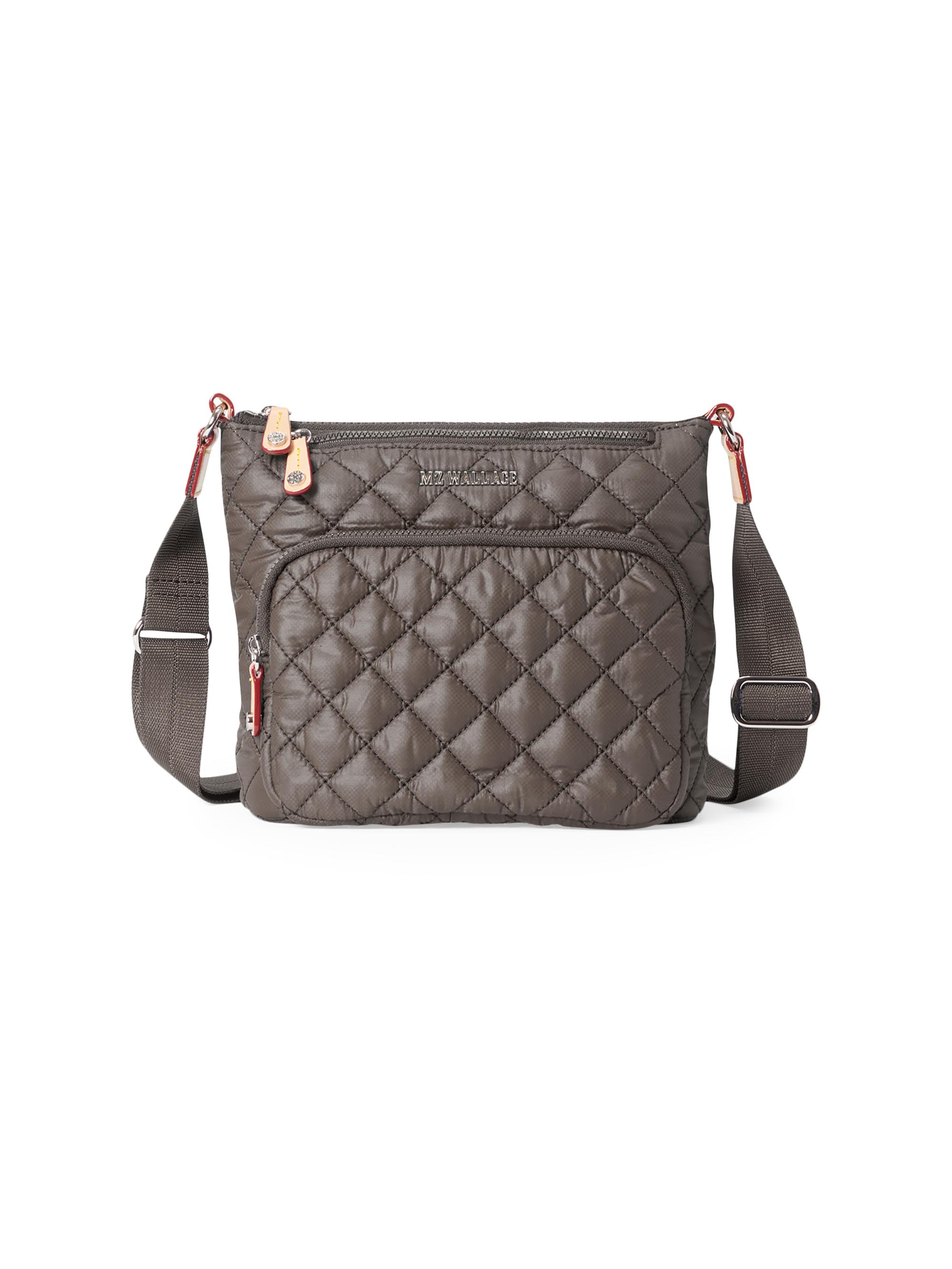 MZ Wallace Women's Metro Scout Quilted Crossbody Bag - Grey
