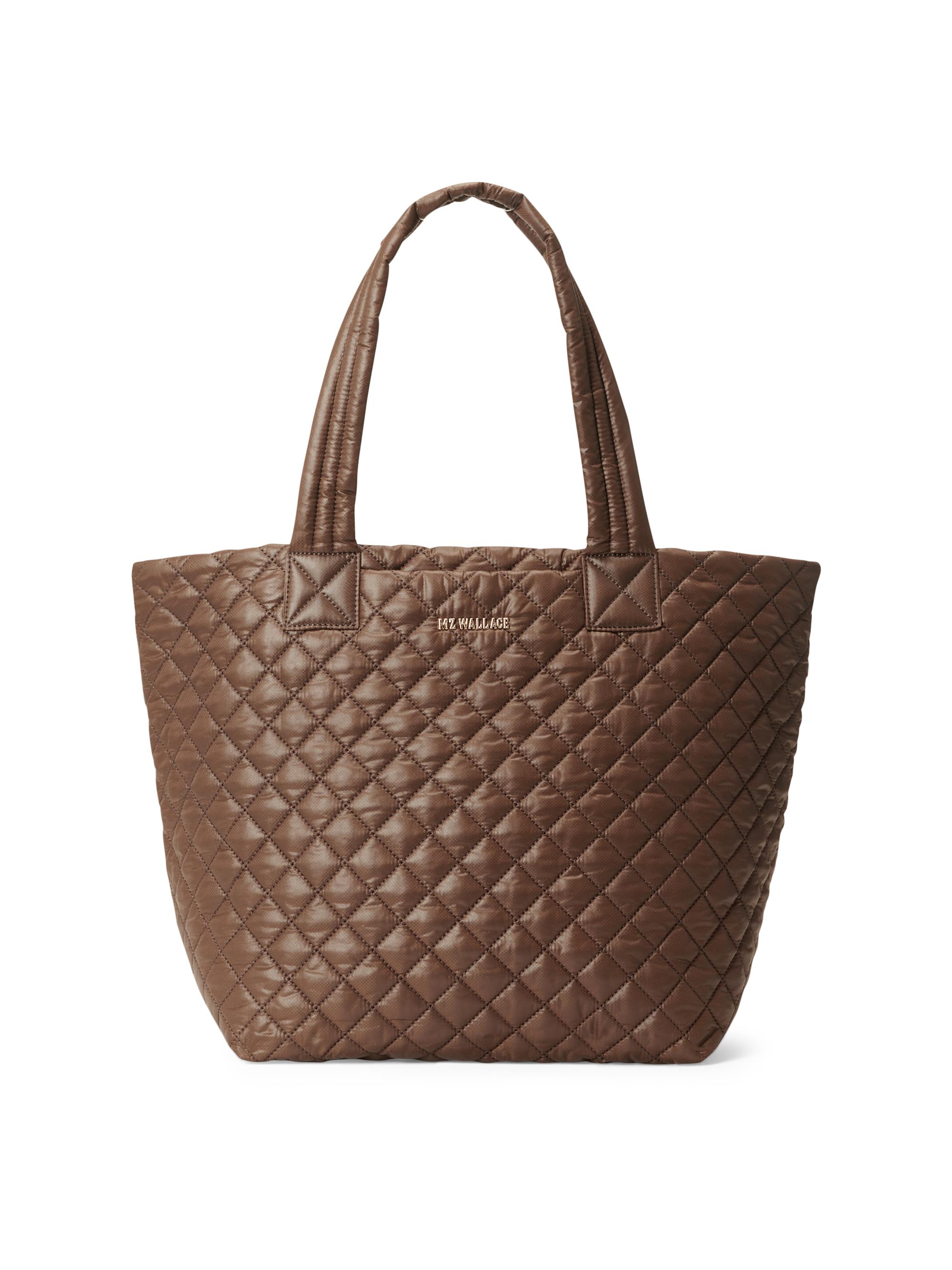 MZ Wallace Women's Metro Deluxe  Nylon Tote Bag - Walnut - Women's Bags