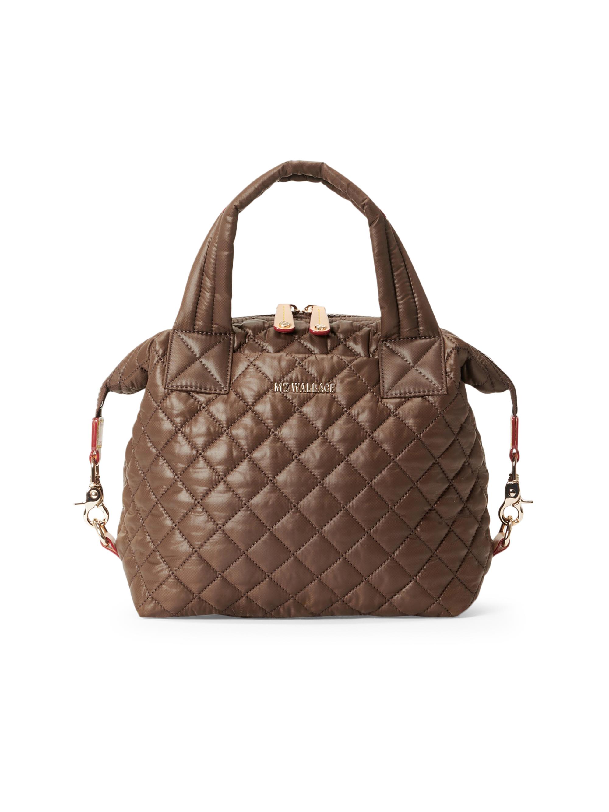 MZ Wallace Women's  Sutton Deluxe Nylon Handbag - Walnut