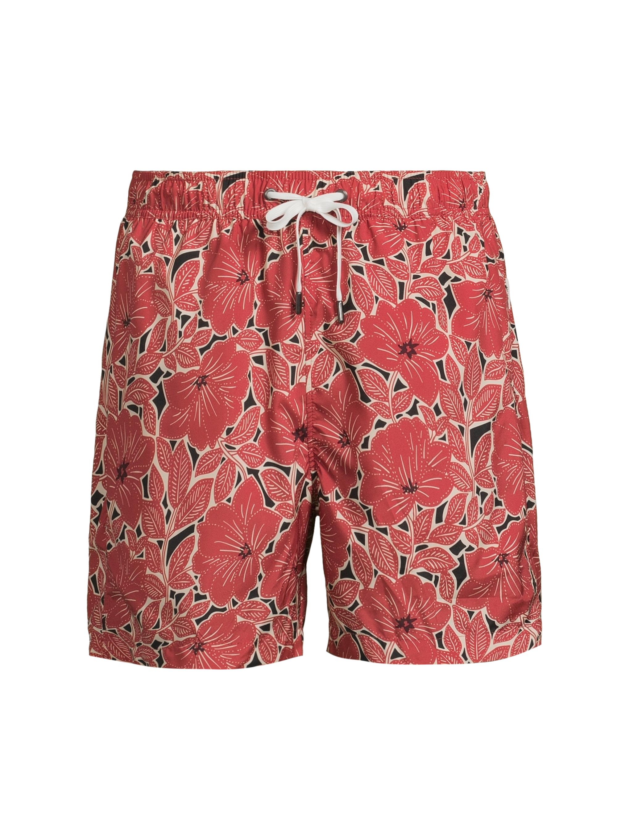 Onia Men's Charles Floral Swim Shorts - Black Multi