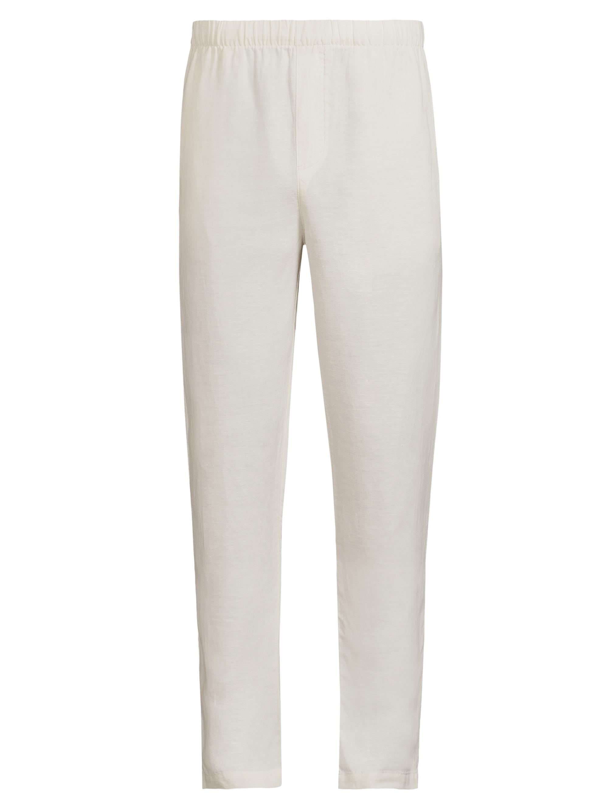 Onia Men's Linen-Blend Home Pants - Stone