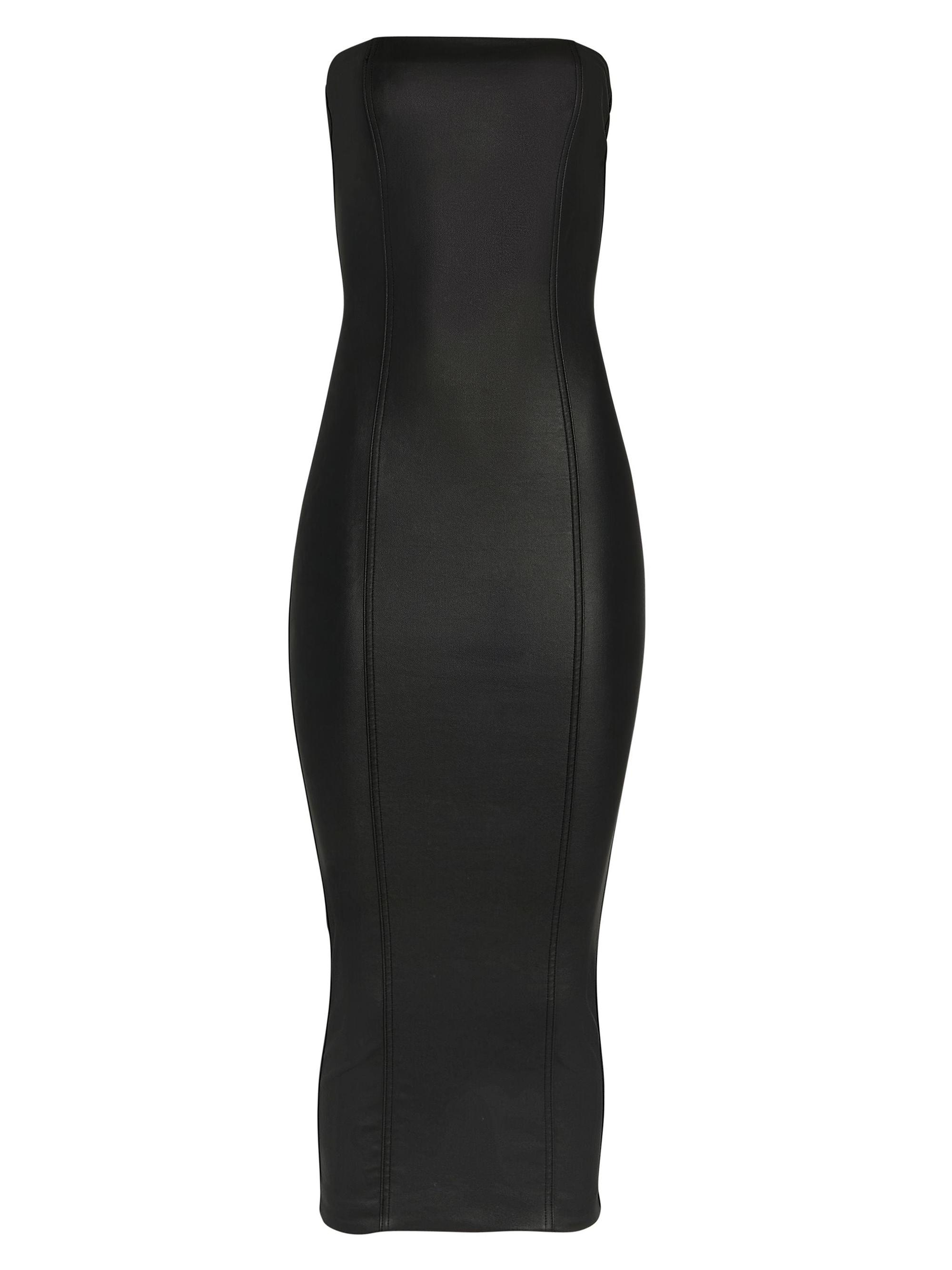 Ser.o.ya Women's Adalaide Coated Denim Midi Dress - Coated Black