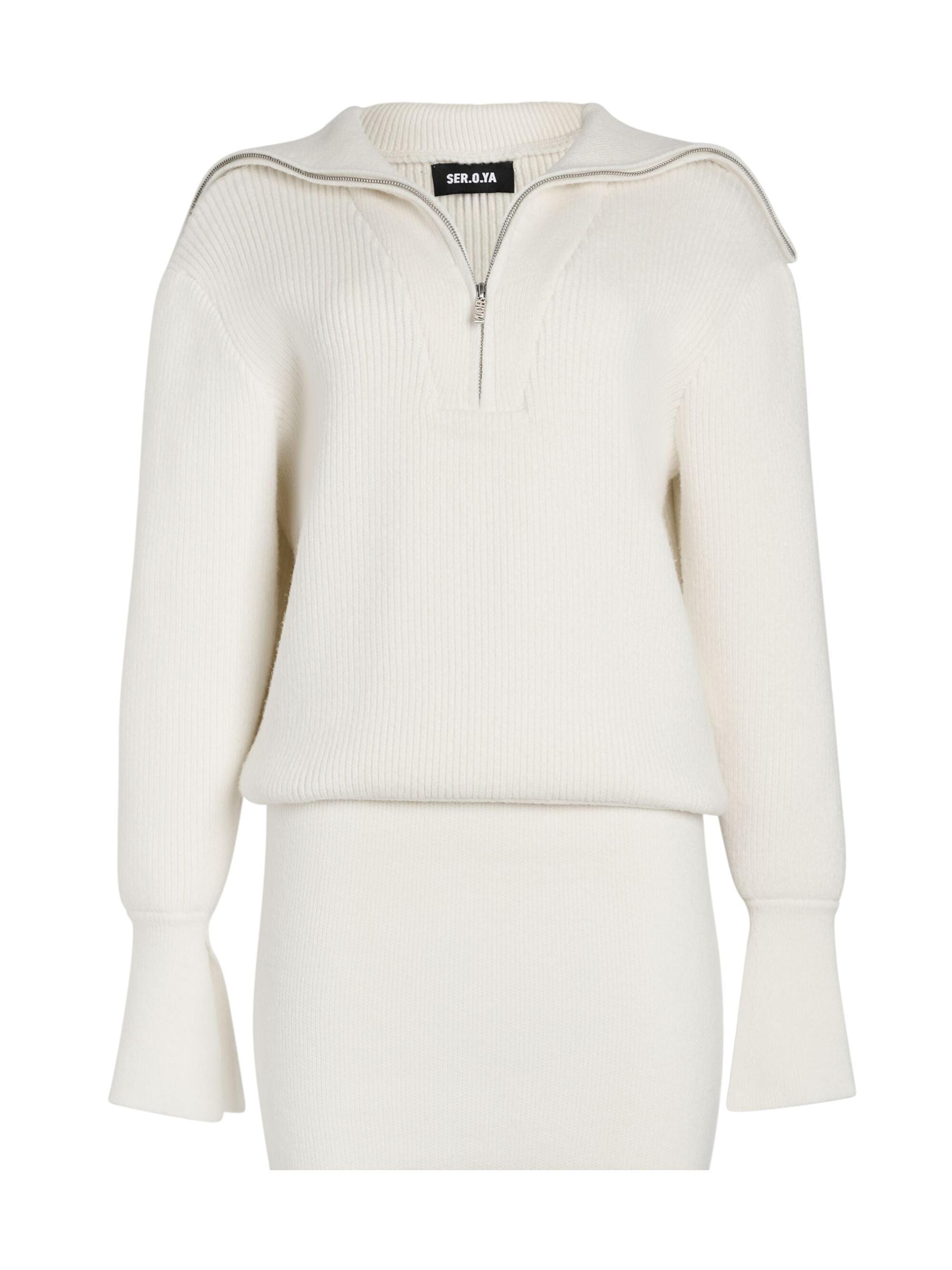 Ser.o.ya Women's Saydi Sweater Dress - Eggshell