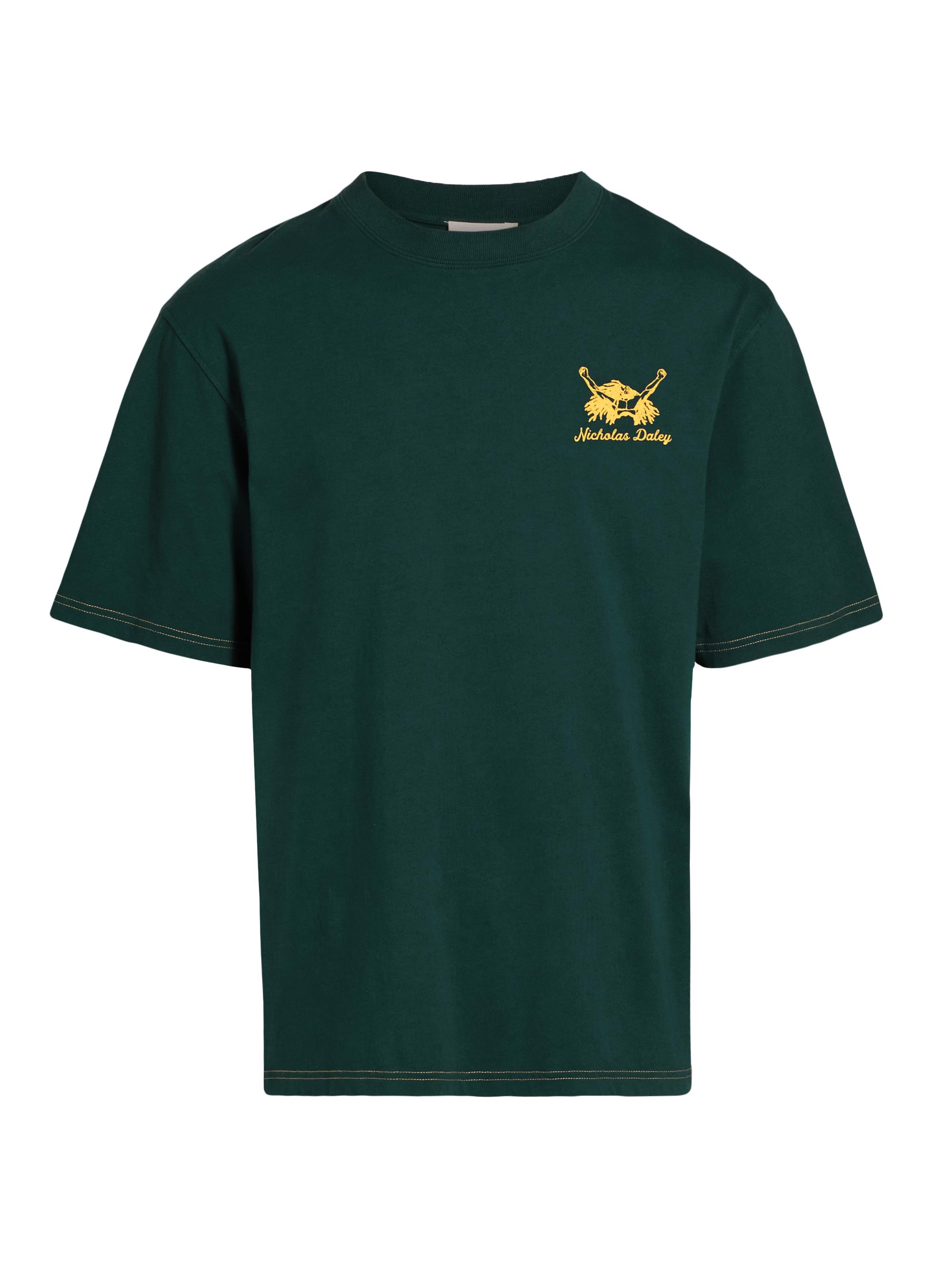 Nicholas Daley Men's Roots Rock Reggae T-Shirt - Bottle Green