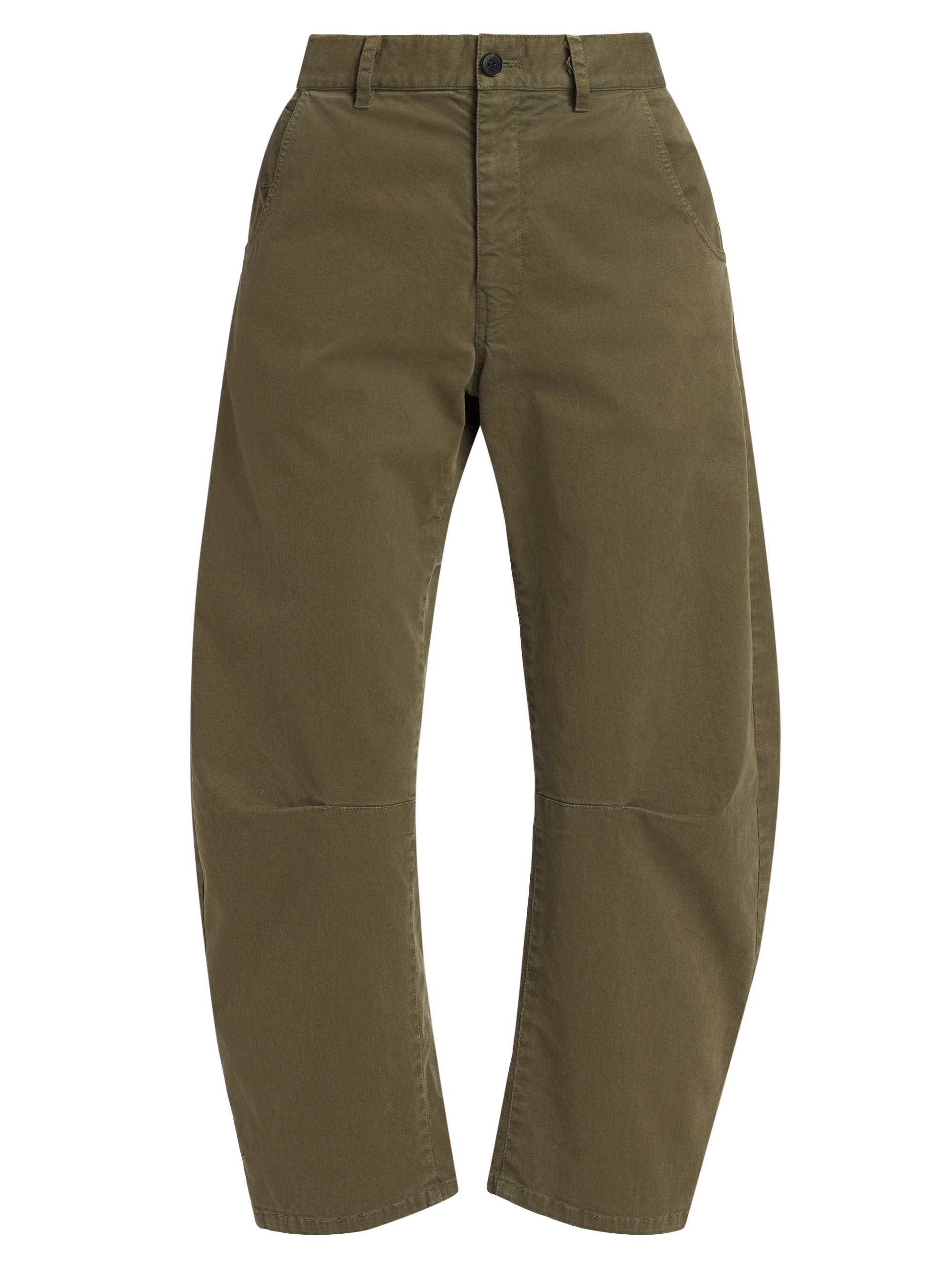 Nili Lotan Emerson Stretch-Cotton Wide-Leg Crop Pants | Saks Fifth