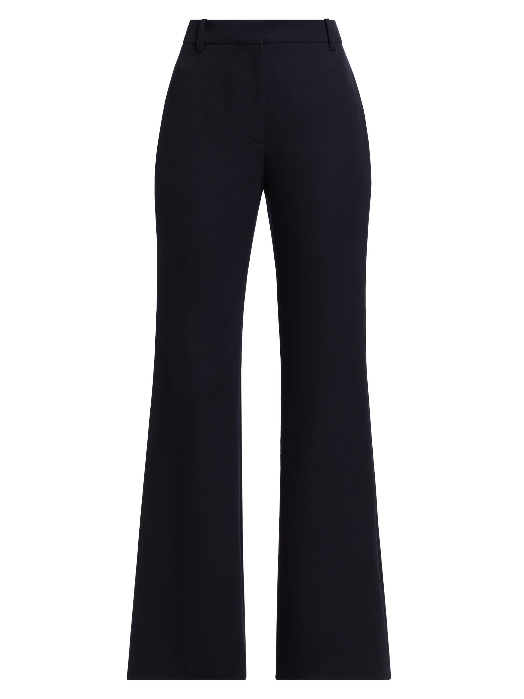 Nili Lotan Women's Effy Wool Flared Pants - Midnight