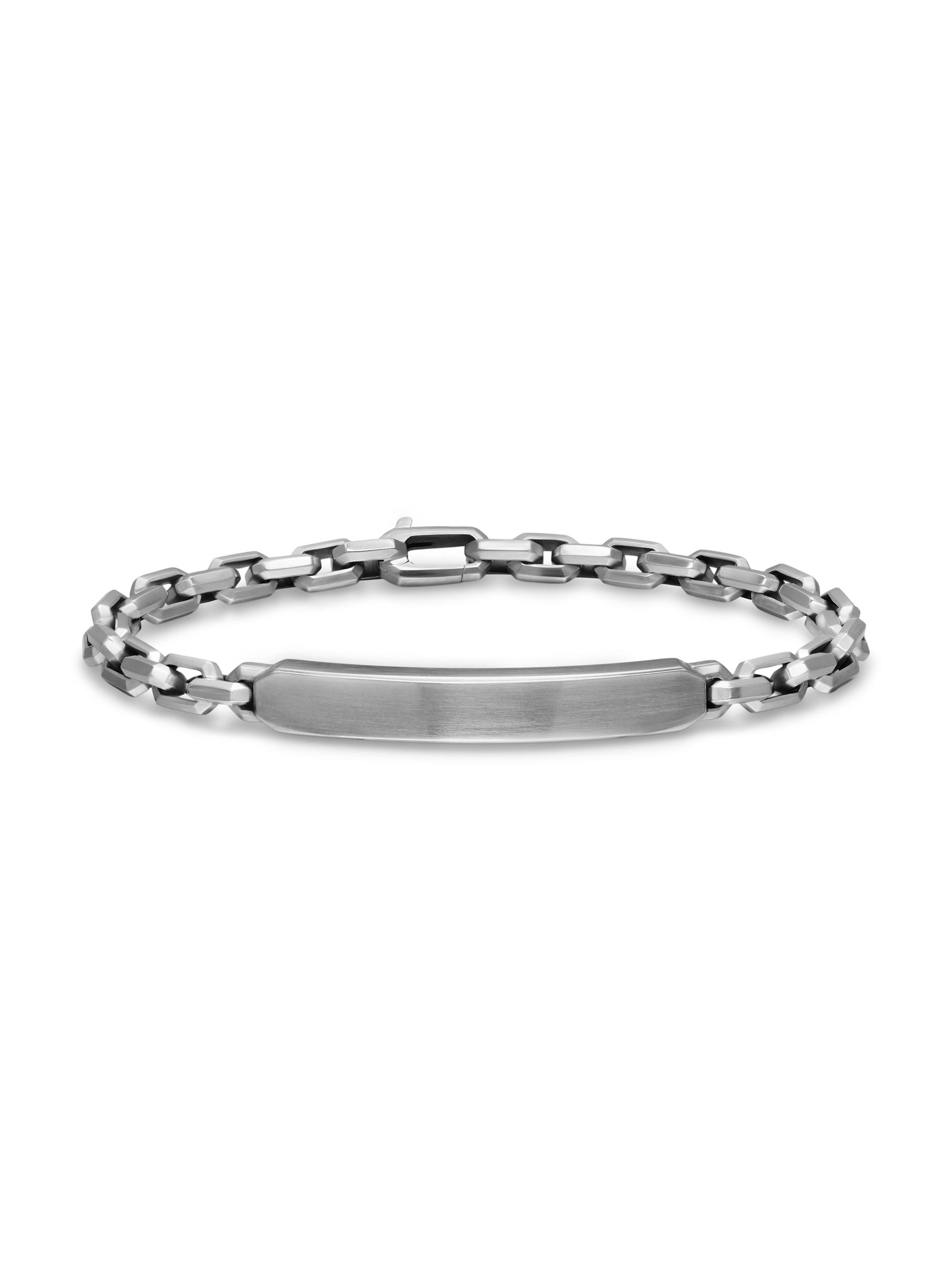 David Yurman Men's Streamline ID Bracelet in Sterling Silver, 6.7MM - Silver