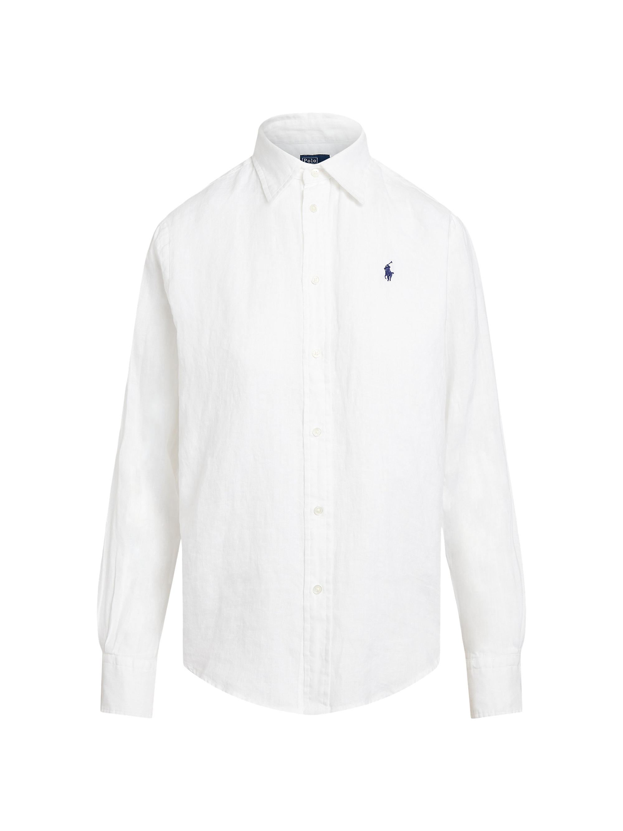 Polo Ralph Lauren Women's Classic Fit Linen Shirt - White