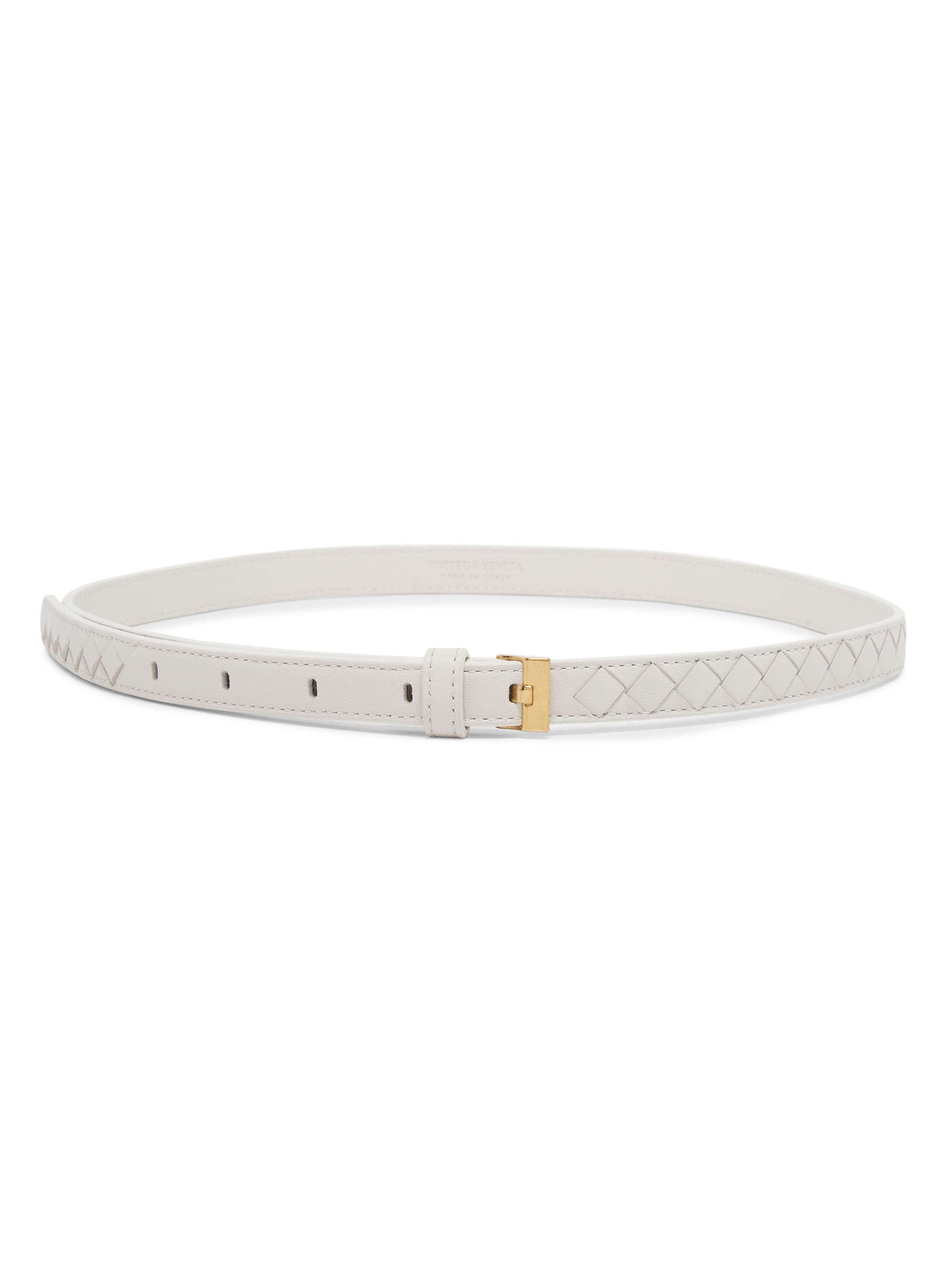 Bottega Veneta Women's Watch Intrecciato Belt - Chalk