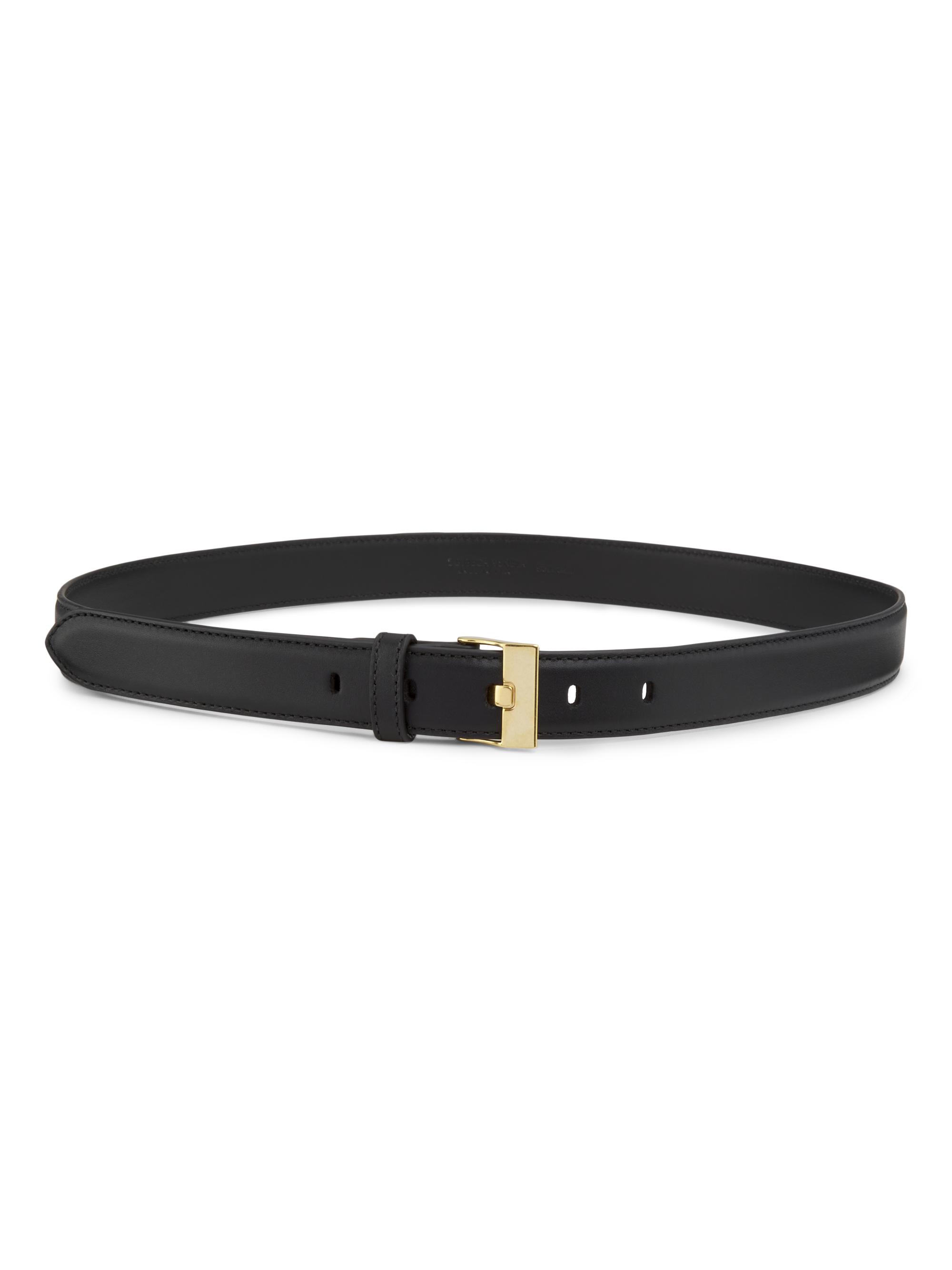 BOTTEGA VENETA ノットベルト ブラック 80cm 32インチ Bottega Veneta Knot Leather Belt | Saks Fifth Avenue