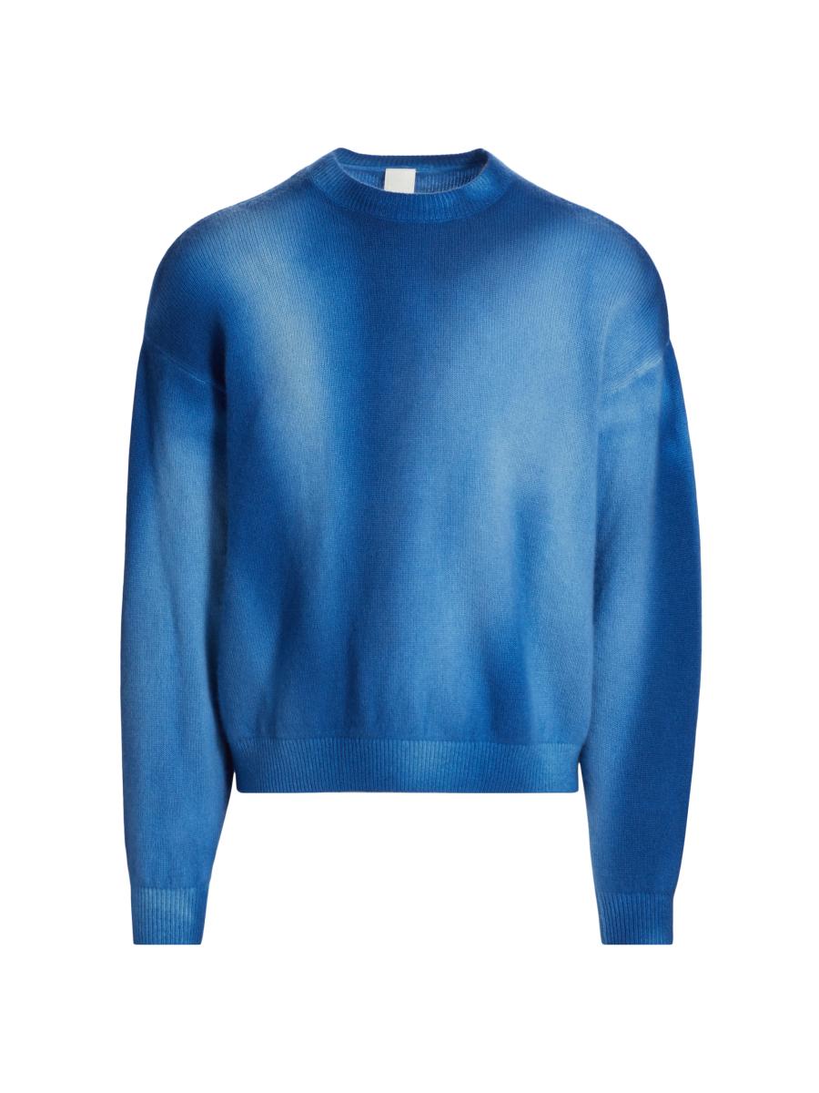アプレッセ CashmereHighGauge CrewNeck Sweater EZR Tie-Dye Oversized Cashmere Crewneck Sweater | Saks Fifth