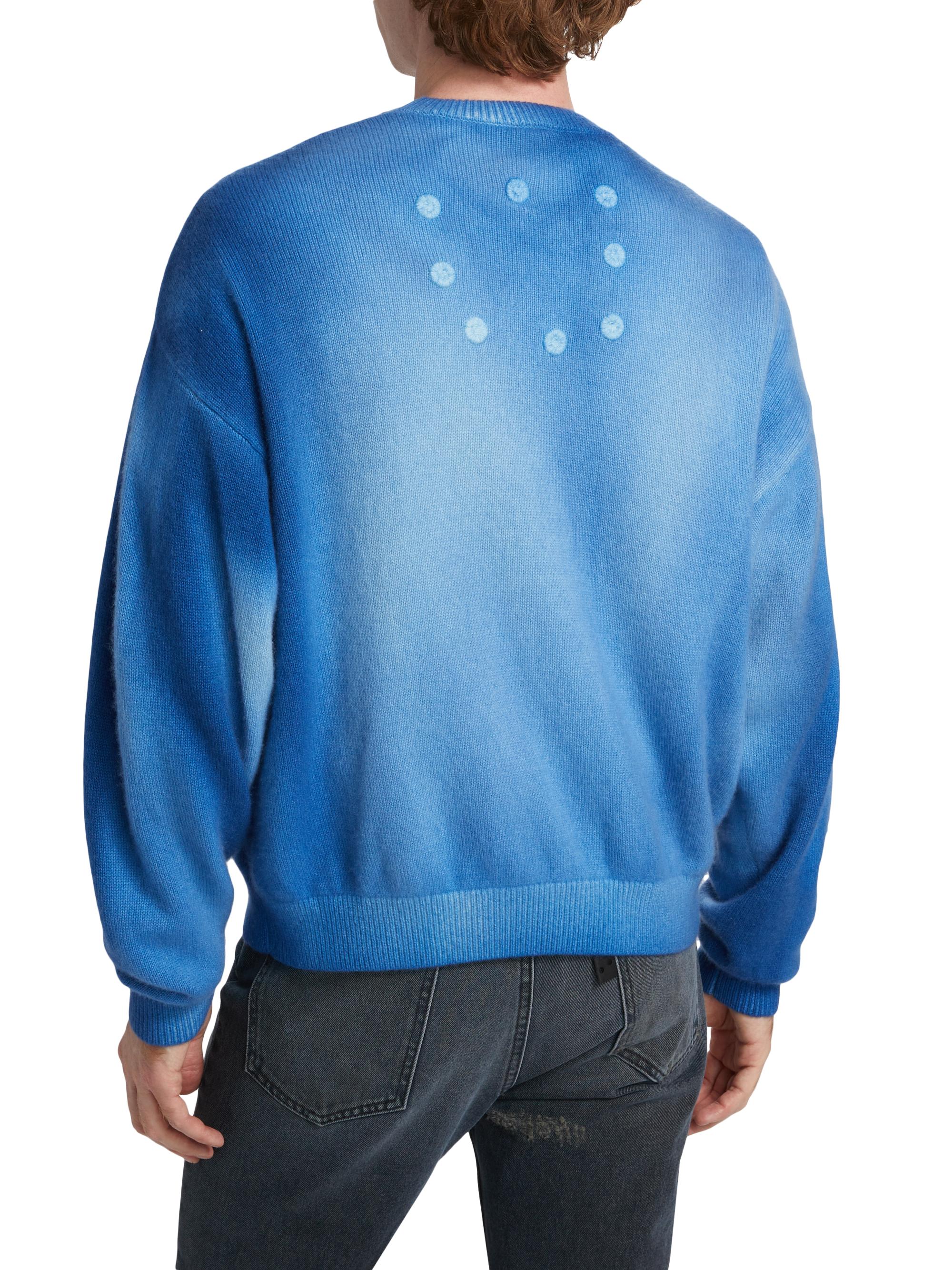 EZR Tie-Dye Oversized Cashmere Crewneck Sweater | Saks Fifth Avenue